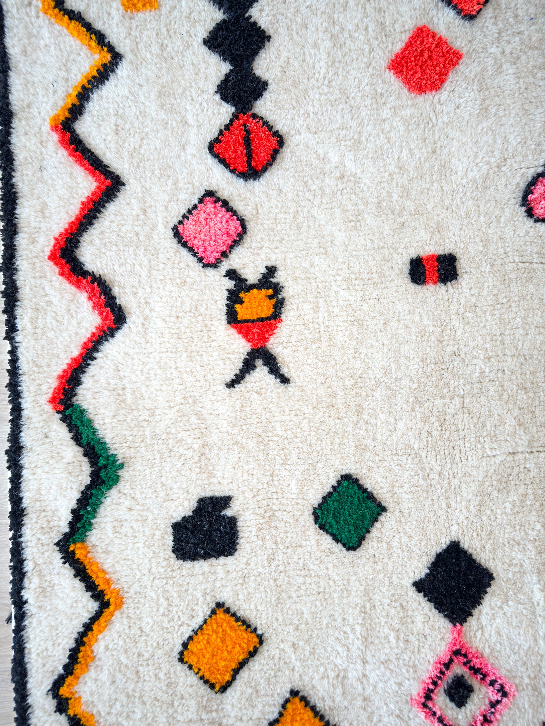Tapis berbère coloré 140 x 270 cm - n°2584