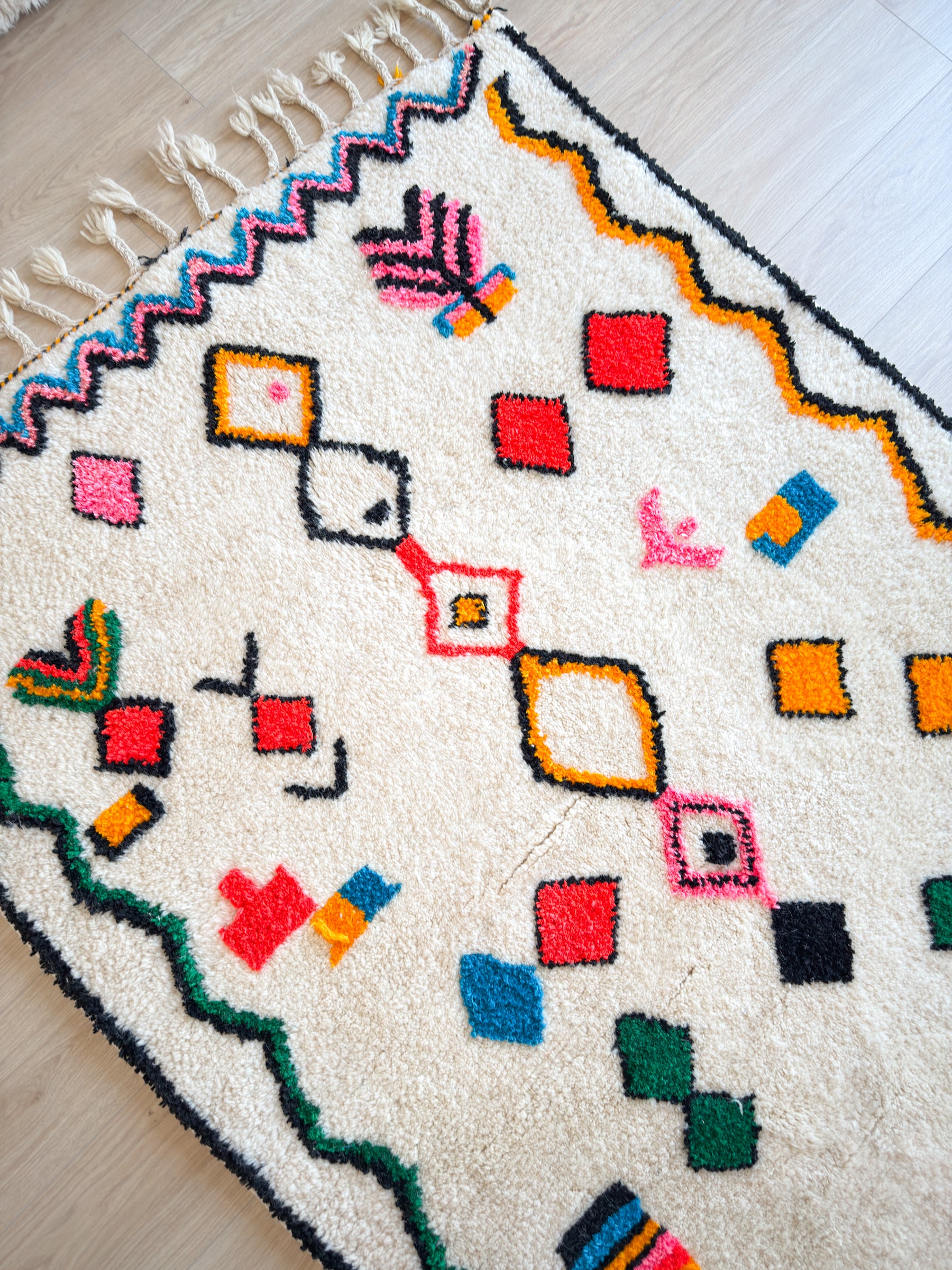 Tapis berbère coloré 140 x 270 cm - n°2584