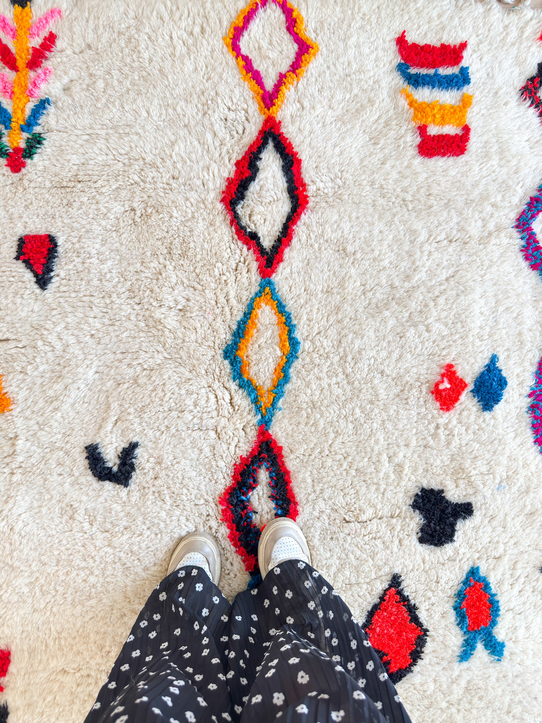Tapis berbère coloré 150 x 266 cm - n°2610
