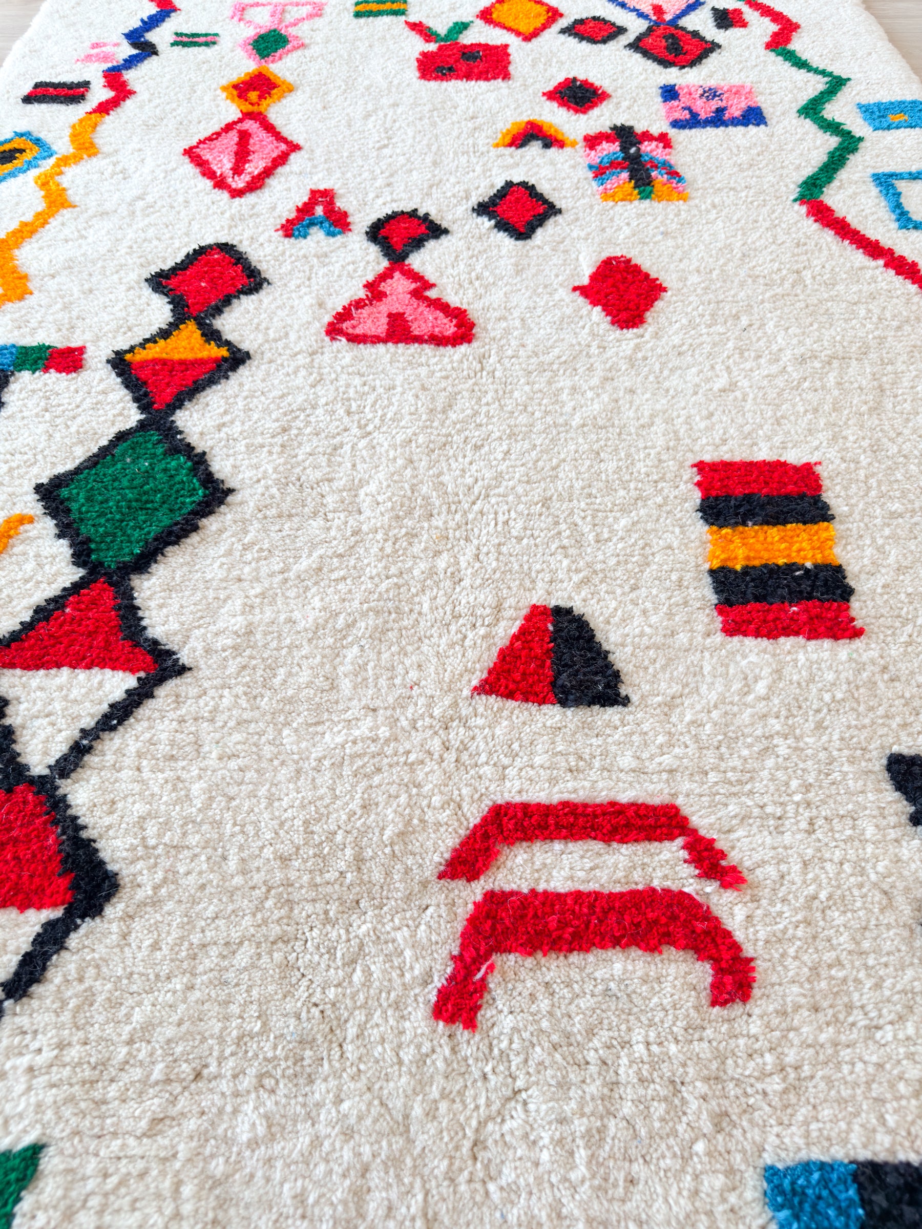 Tapis berbère coloré 155 x 284 cm - n°2623