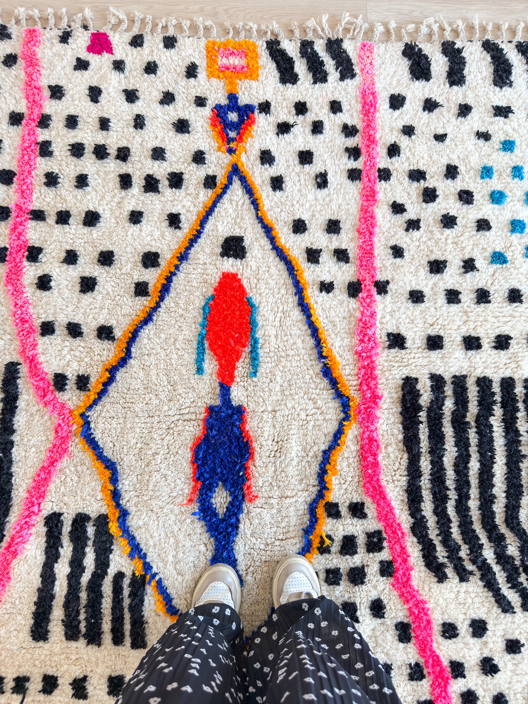 Tapis berbère coloré 191 x 315 cm - n°2621