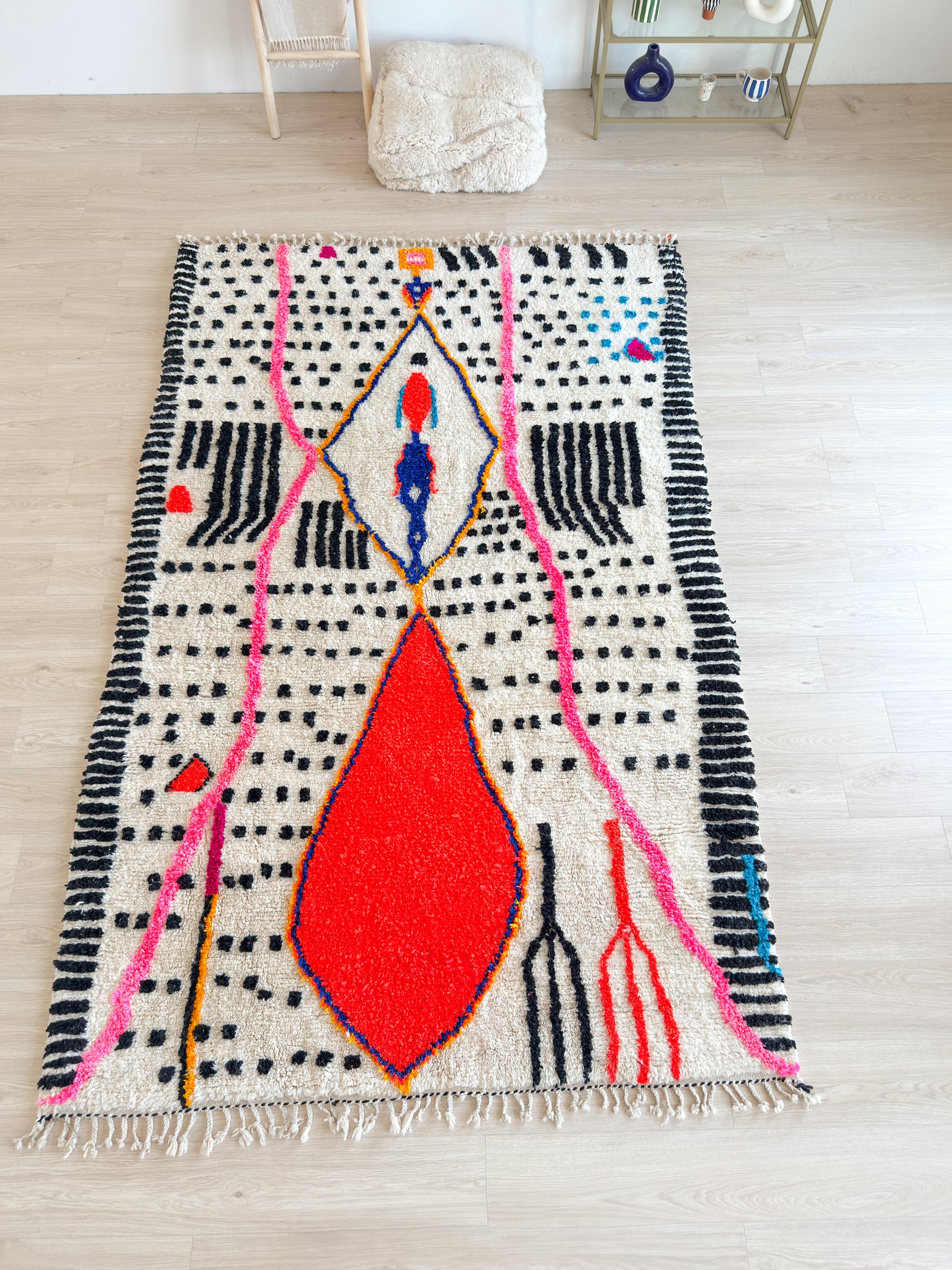 Tapis berbère coloré 191 x 315 cm - n°2621