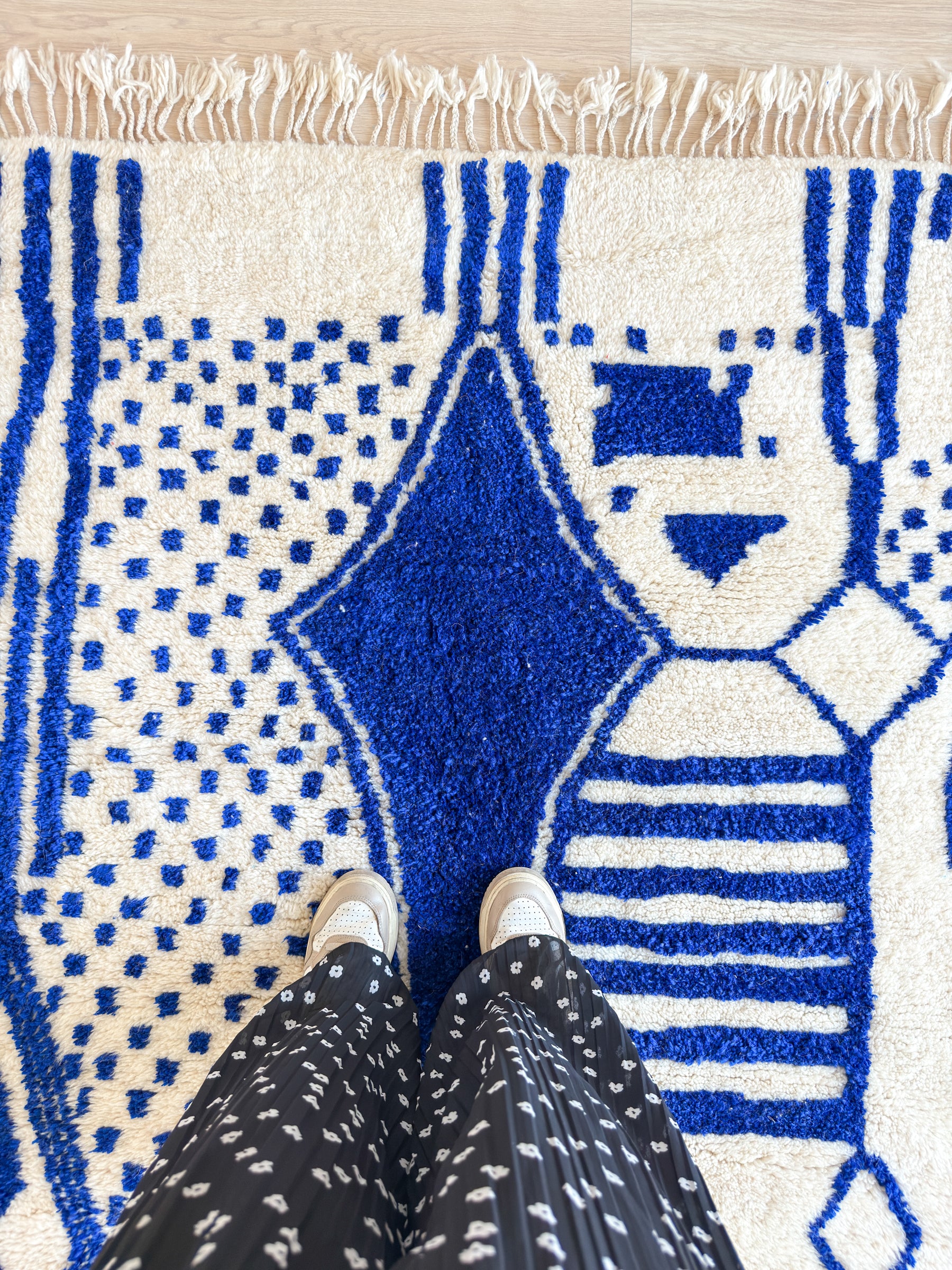 Tapis berbère coloré 155 x 225 cm - n°2630