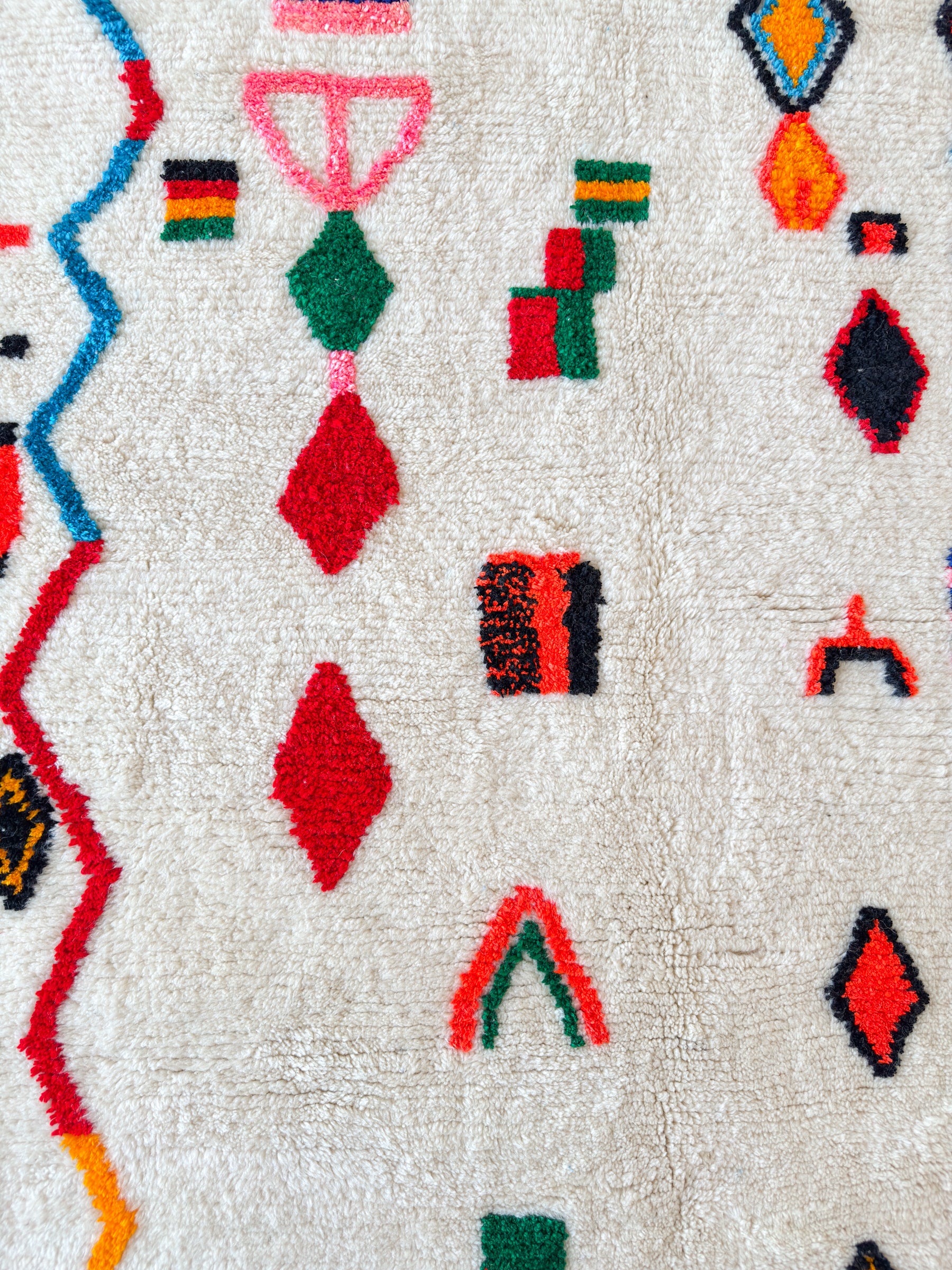 Tapis berbère coloré 147 x 276 cm - n°2614