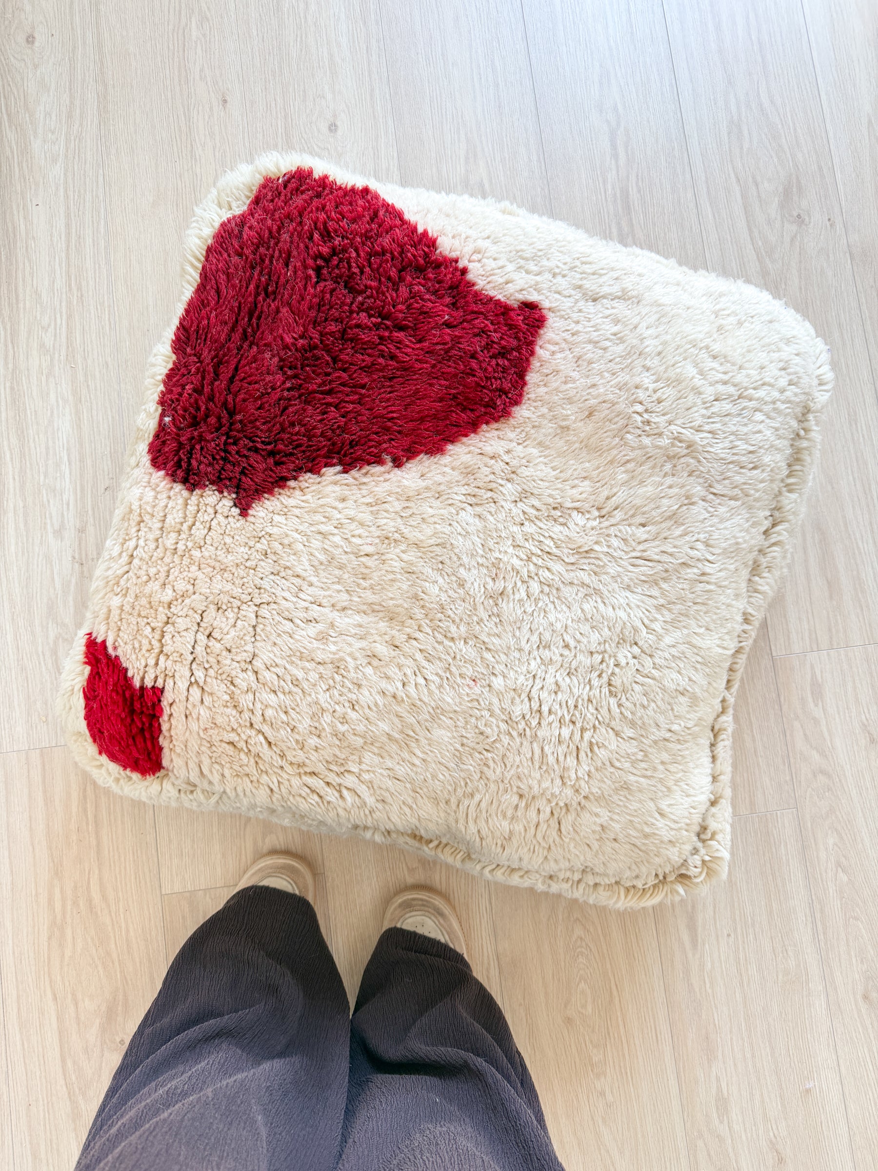 Pouf Marocain, pouf berbère coloré - 60 x 60 cm - n°110