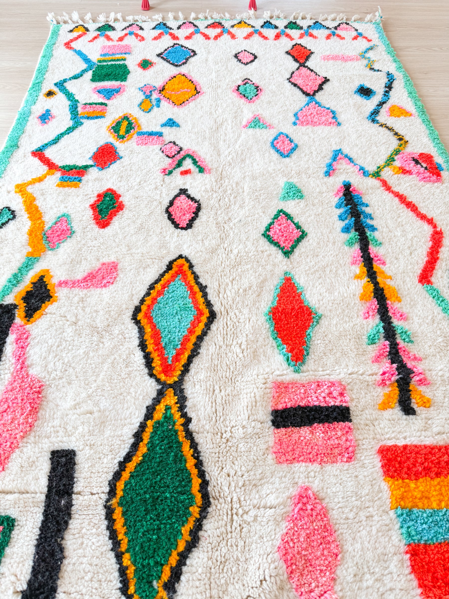 Tapis berbère coloré 149 x 275 cm - n°2639