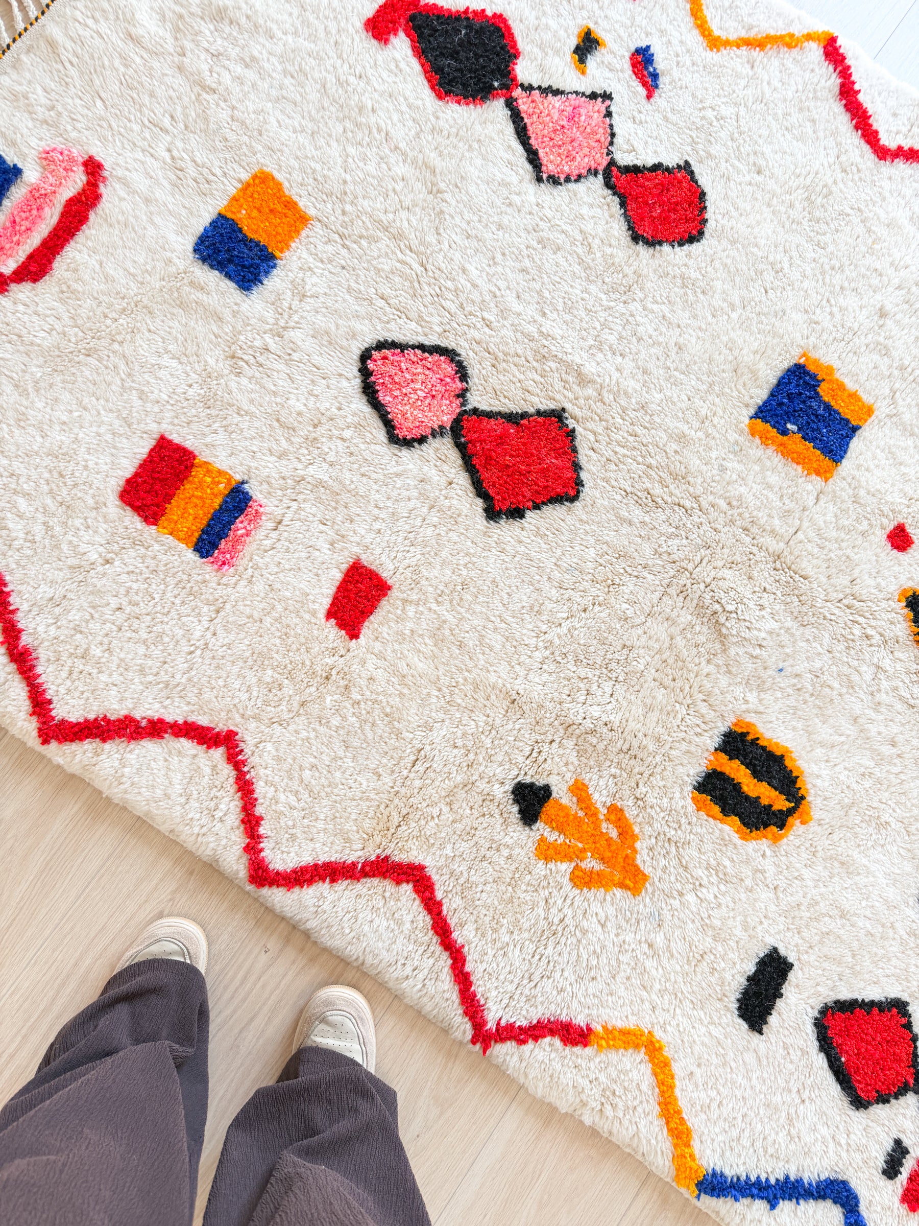 Tapis berbère coloré 150 x 257 cm - n°2650