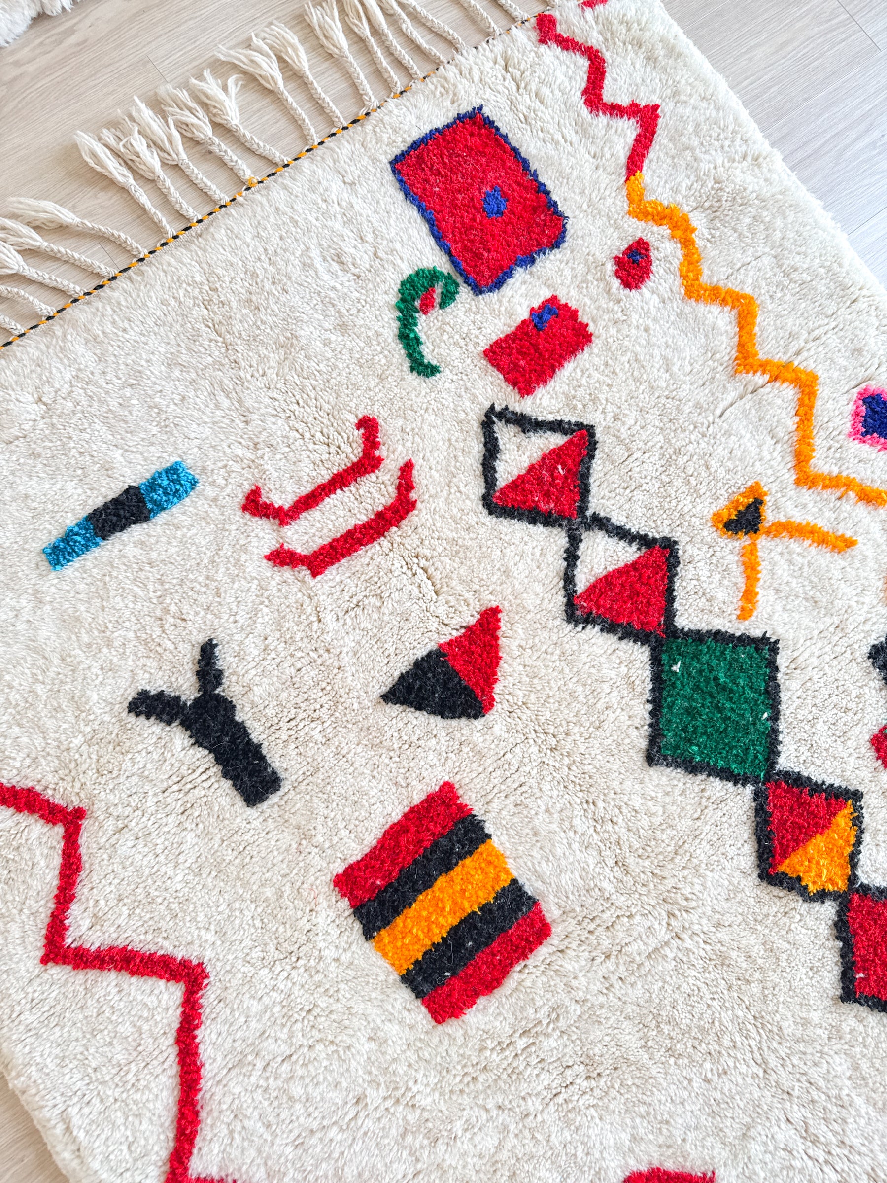 Tapis berbère coloré 148 x 292 cm - n°2631