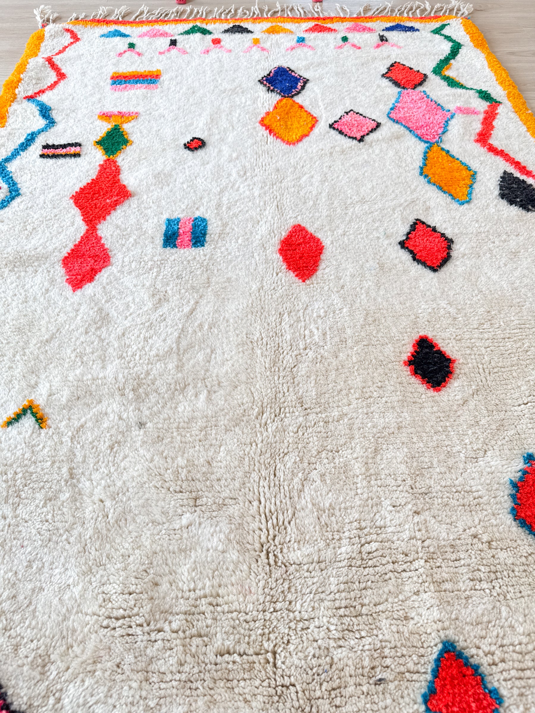 Tapis berbère coloré 151 x 295 cm - n°2646