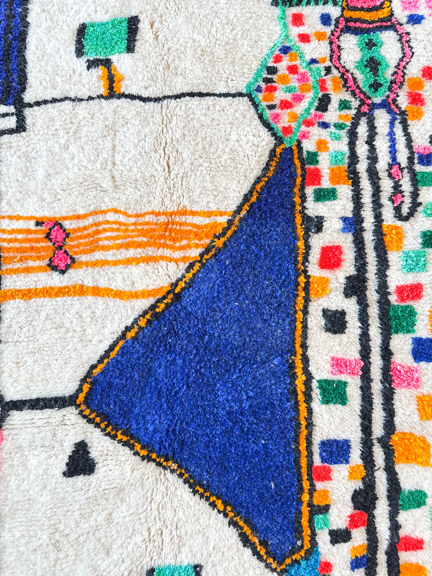 Tapis berbère coloré 156 x 235 cm - n°2651