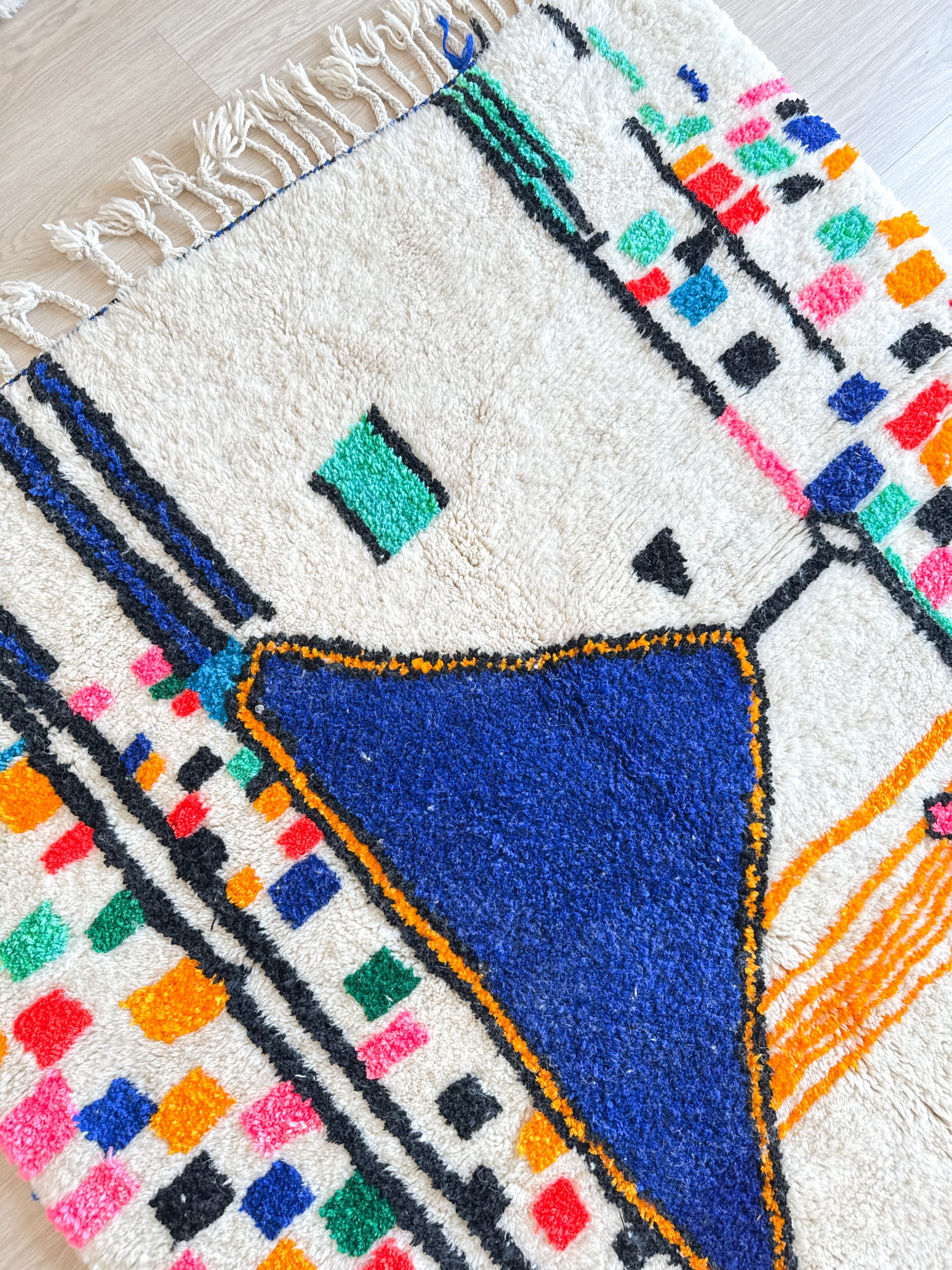Tapis berbère coloré 156 x 235 cm - n°2651
