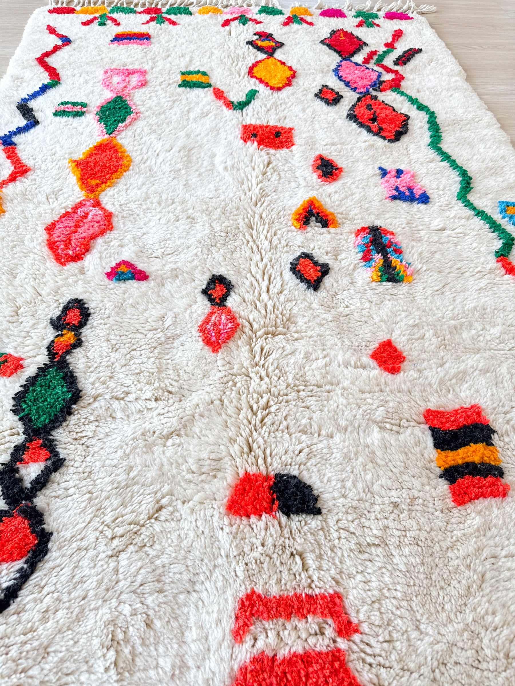 Tapis berbère coloré 160 x 278 cm - n°2643