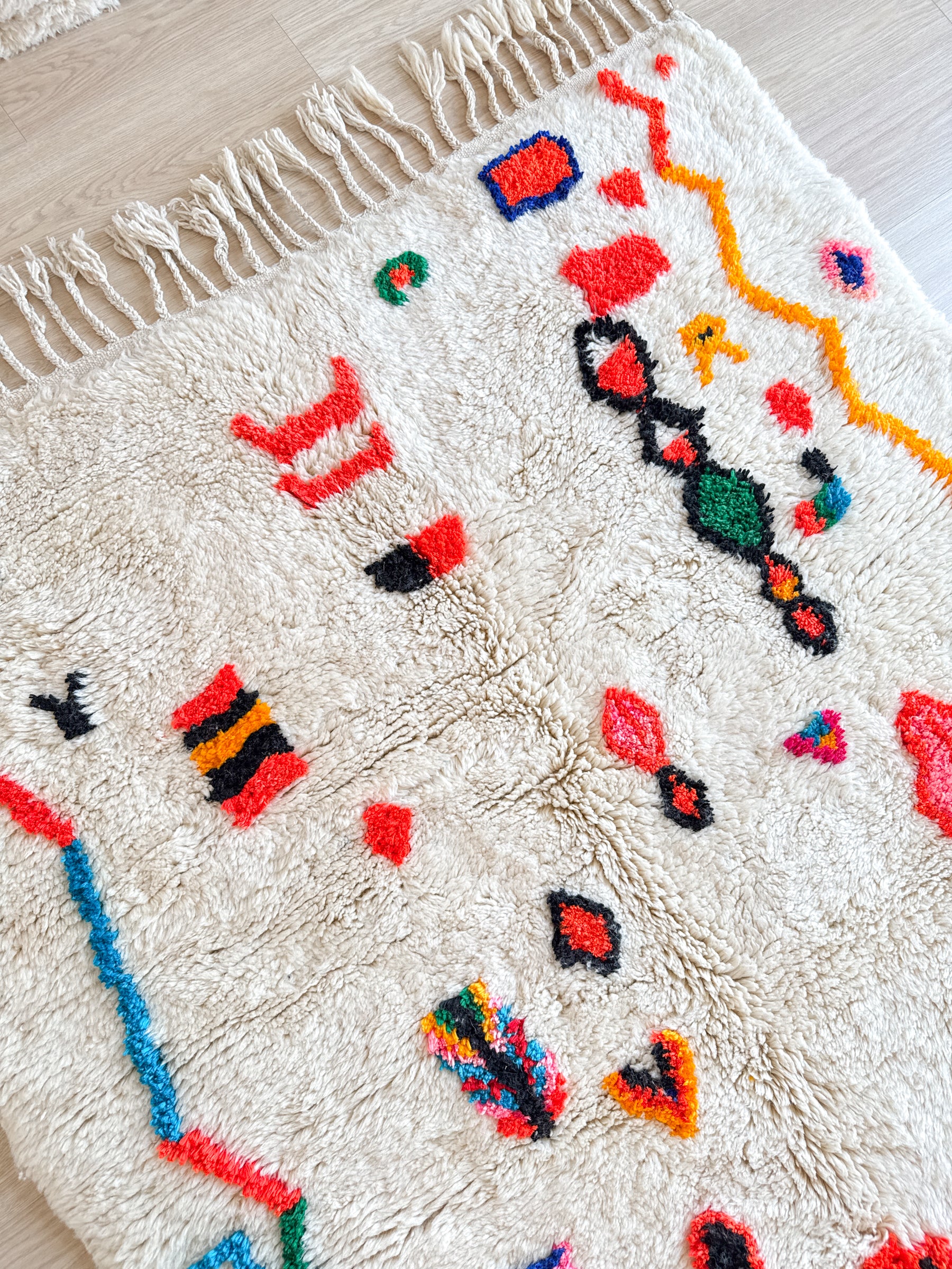 Tapis berbère coloré 160 x 278 cm - n°2643