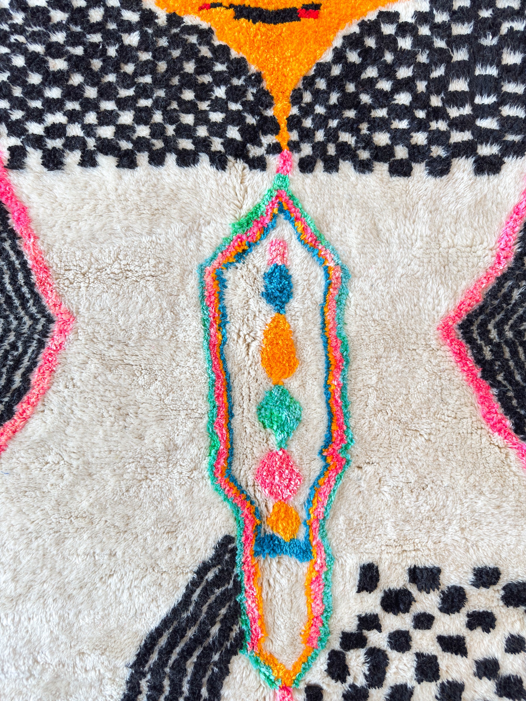 Tapis berbère coloré 147 x 287 cm - n°2640