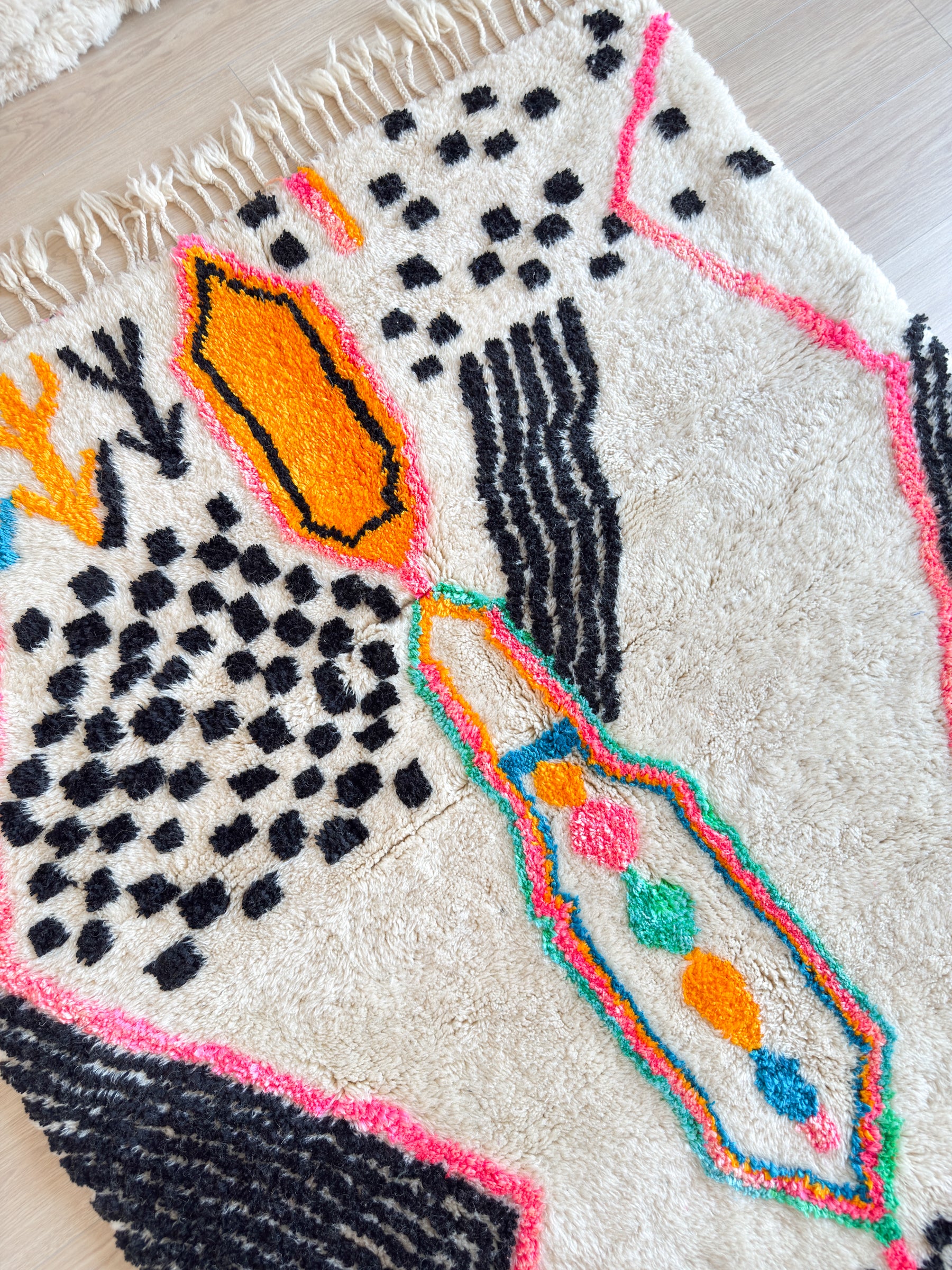 Tapis berbère coloré 147 x 287 cm - n°2640