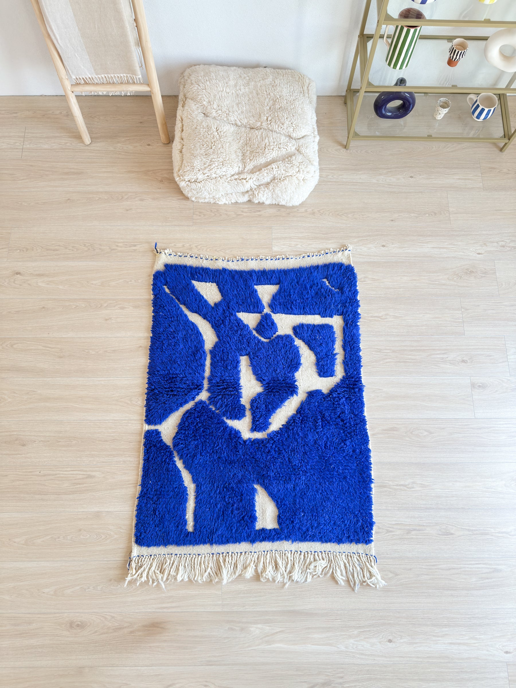 Tapis berbère coloré 99 x 148 cm - n°2641
