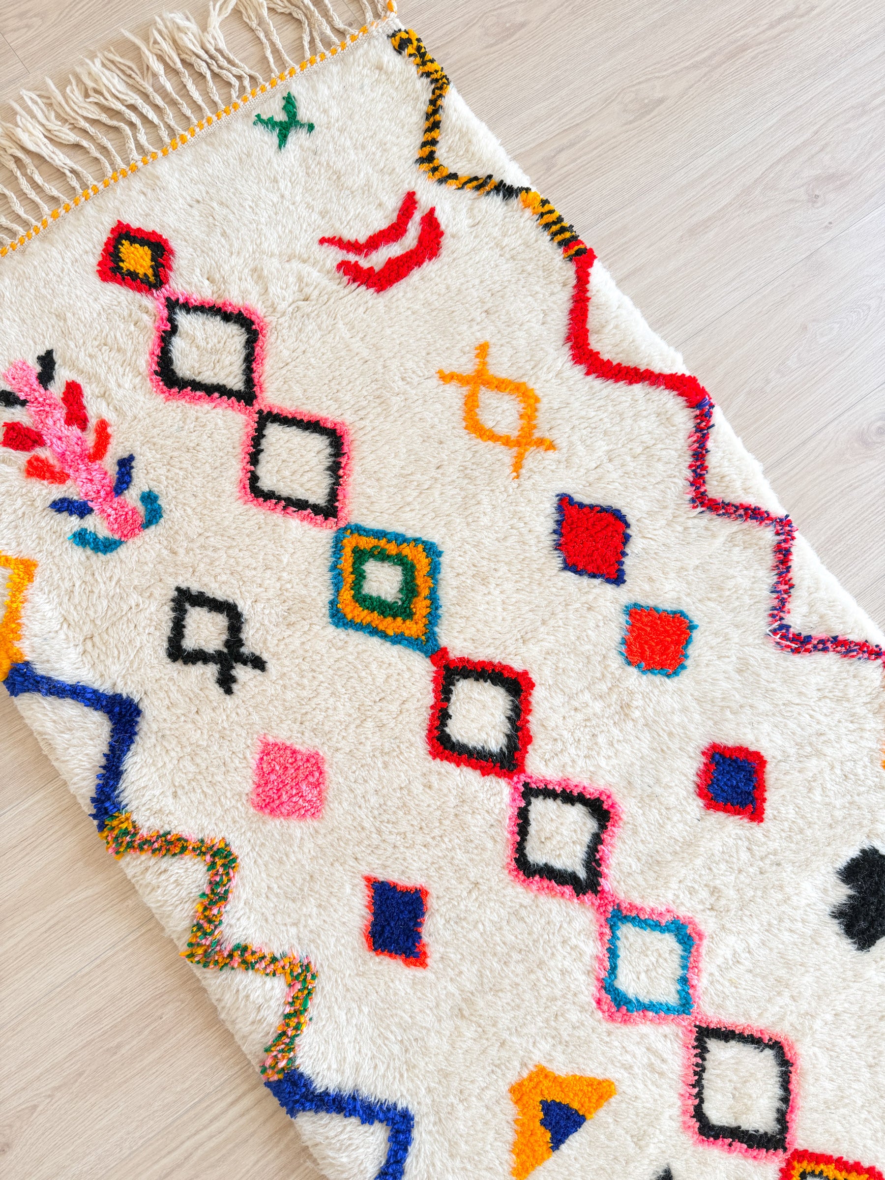 Colorful Berber Runner Rug 87 x 310 cm - No. 2334