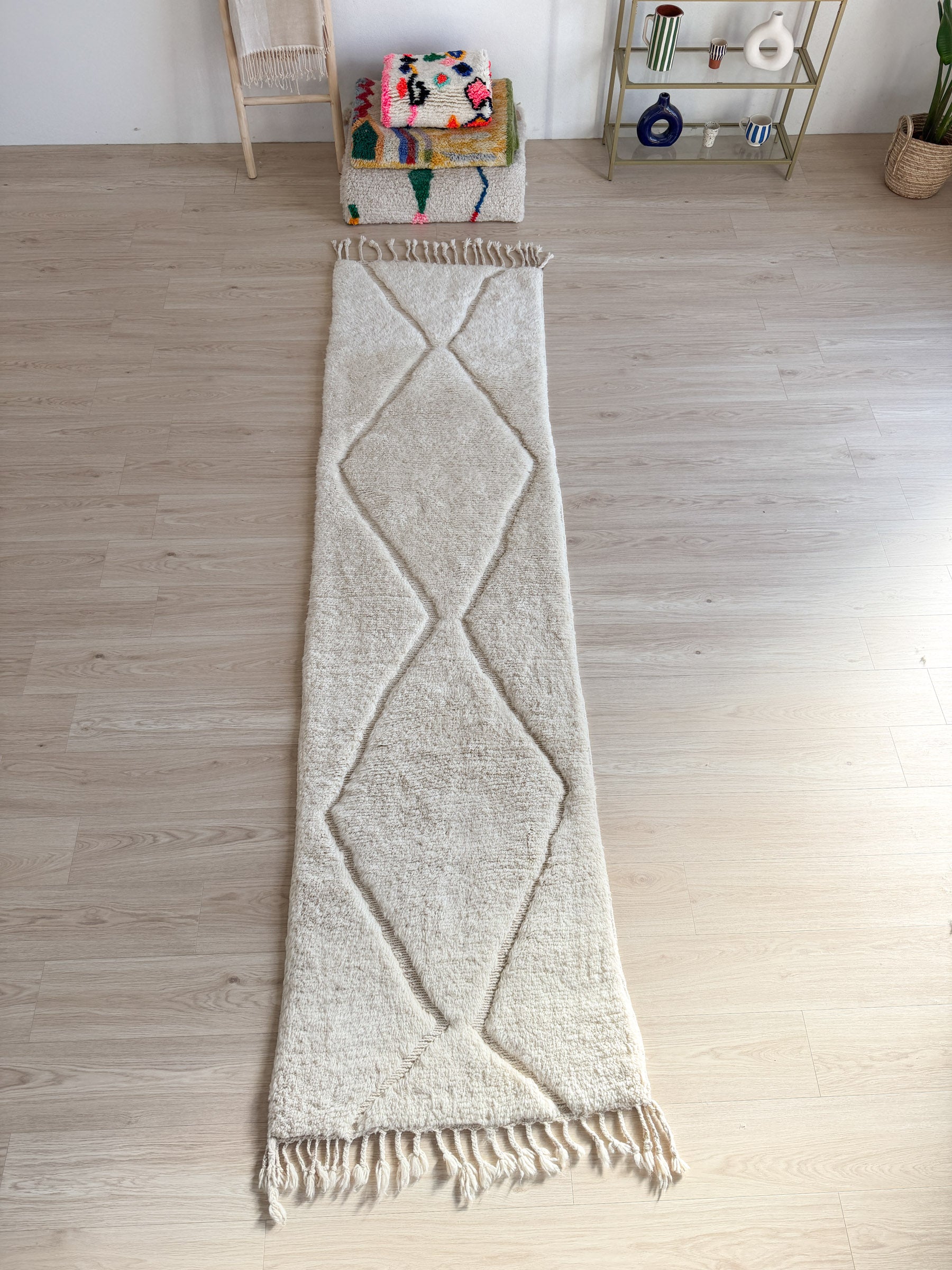 Beni Ouarain Runner Rug 84 x 337 cm - No. 2338