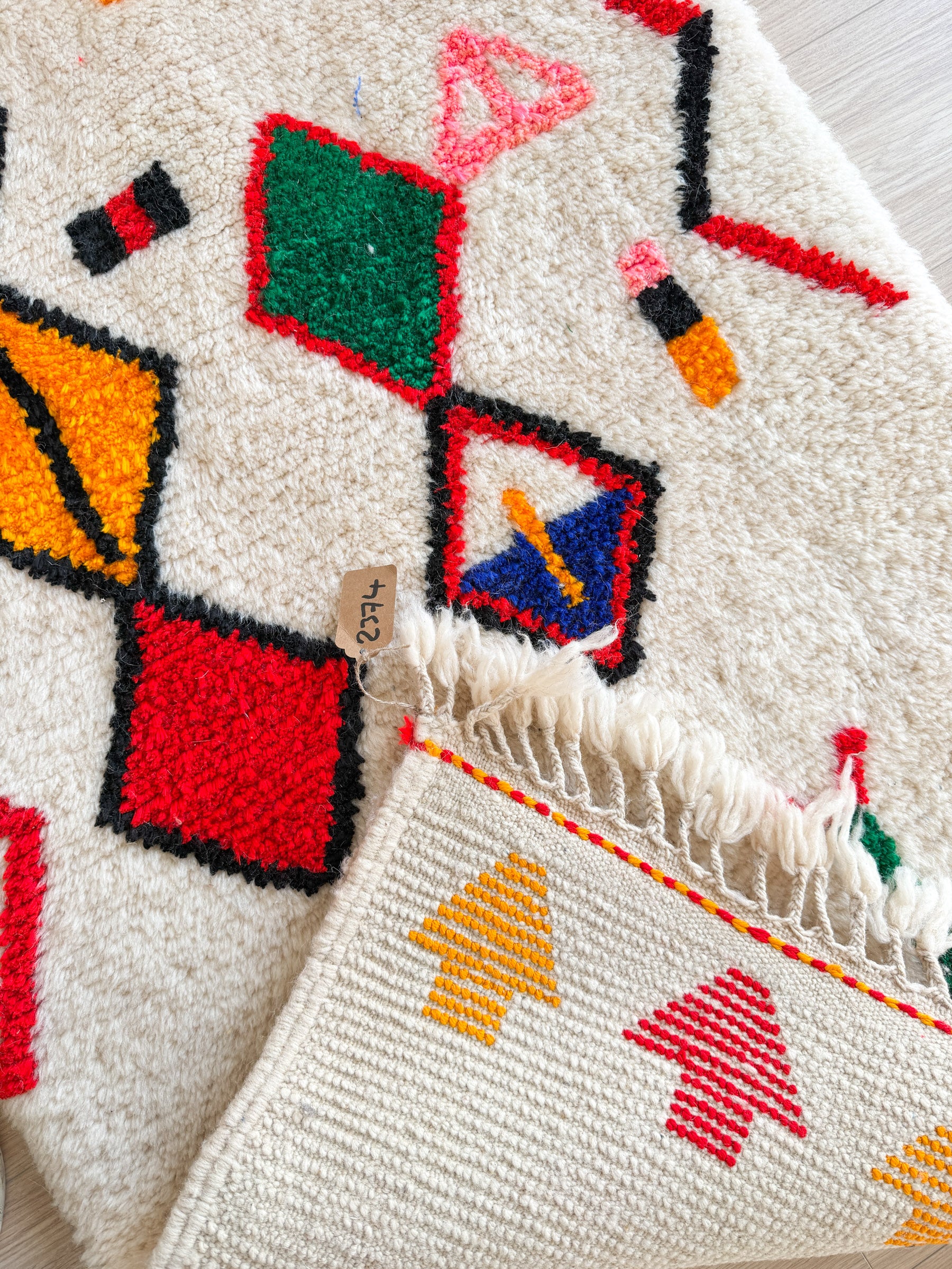 Bunter Berber-Flurläufer 84 x 251 cm - Nr. 2374