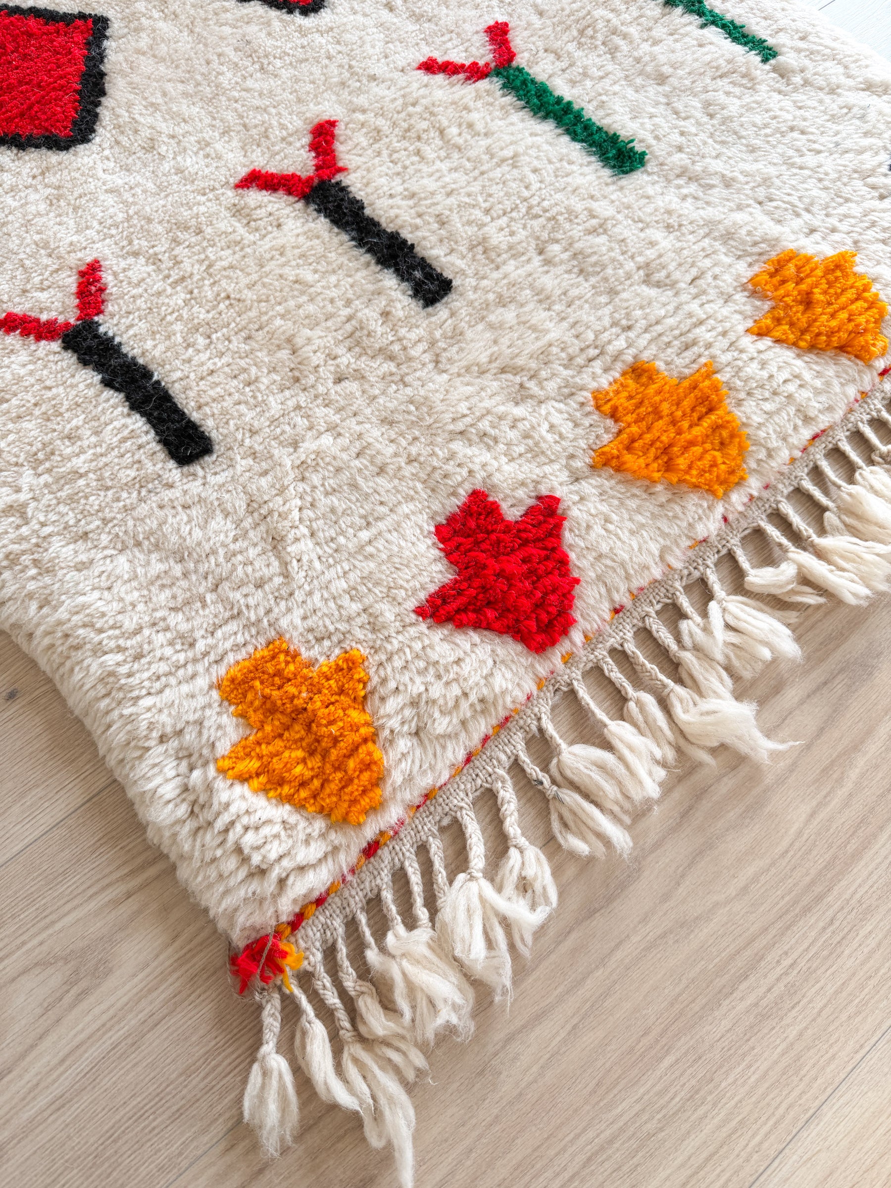 Bunter Berber-Flurläufer 84 x 251 cm - Nr. 2374