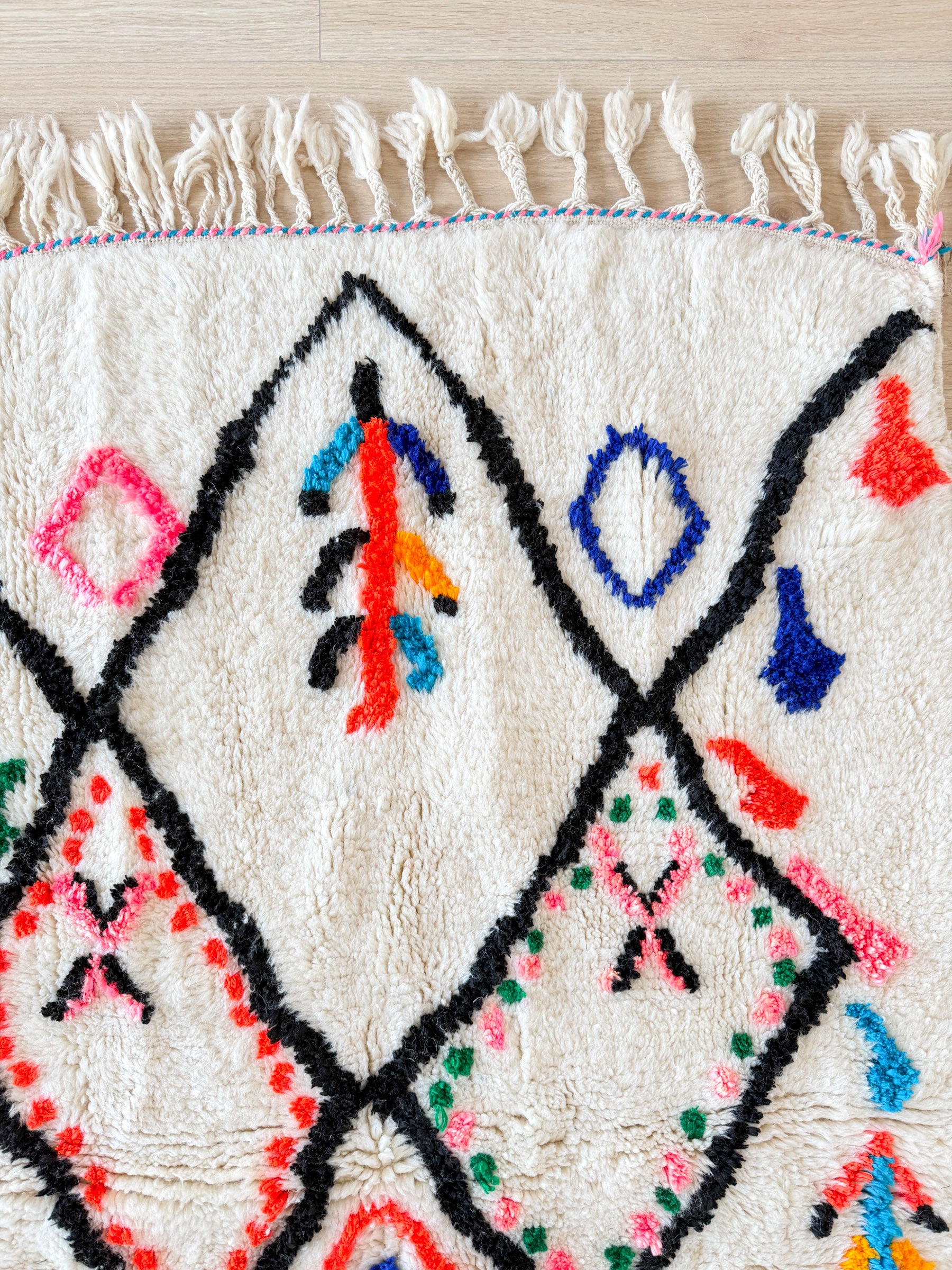 Tapis berbère coloré 103 x 178 cm - n°2411