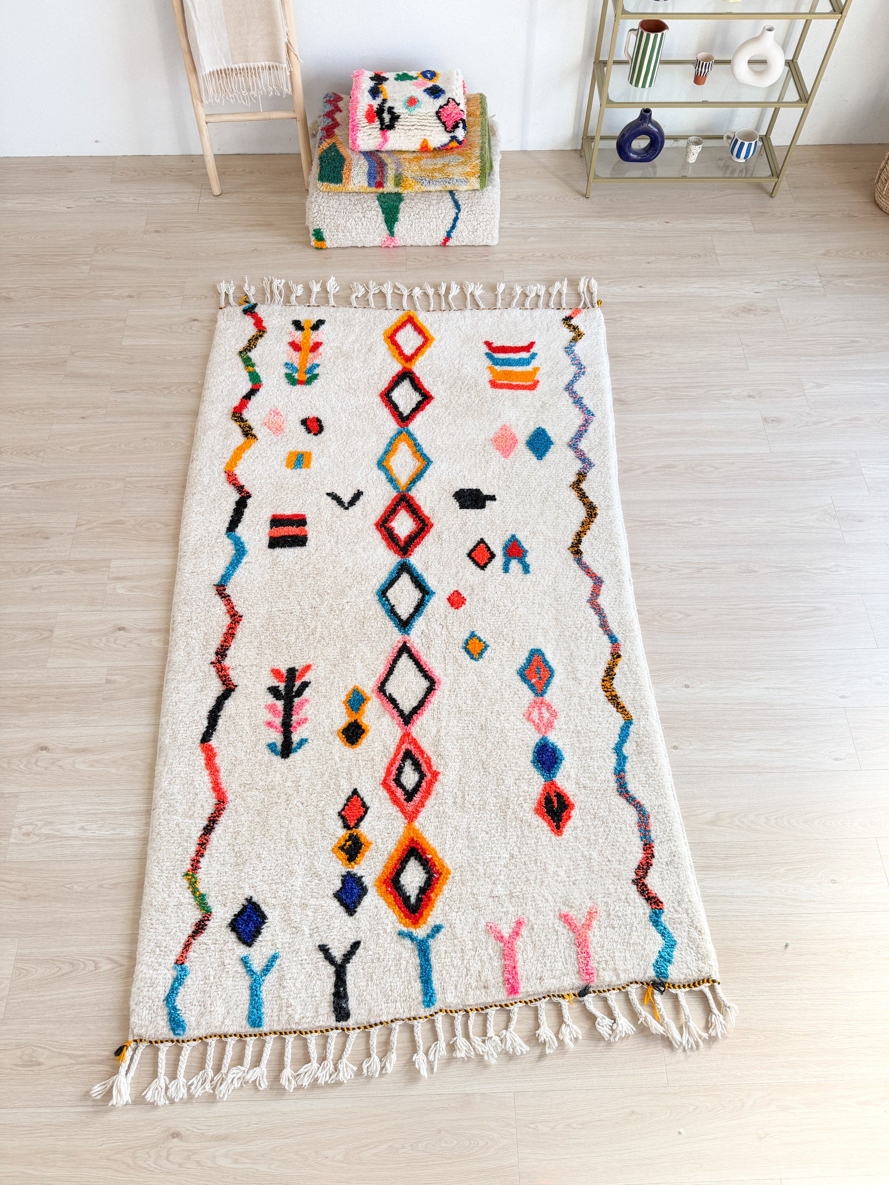 Colorful Berber rug 148 x 270 cm - No. 2382