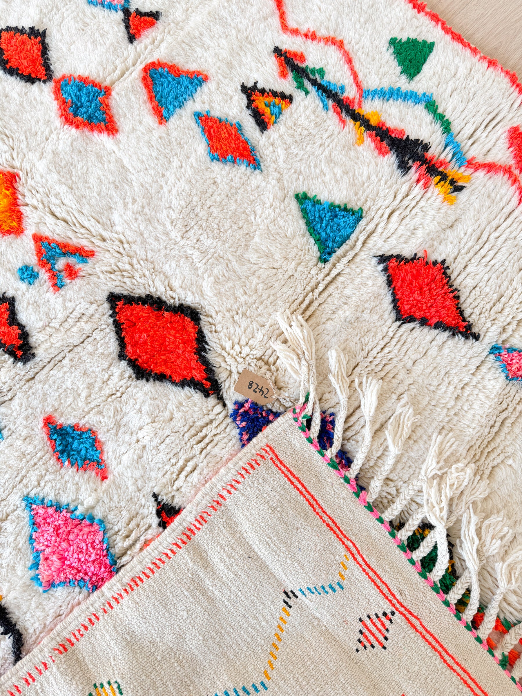 Tapis berbère coloré 147 x 218 cm - n°2428