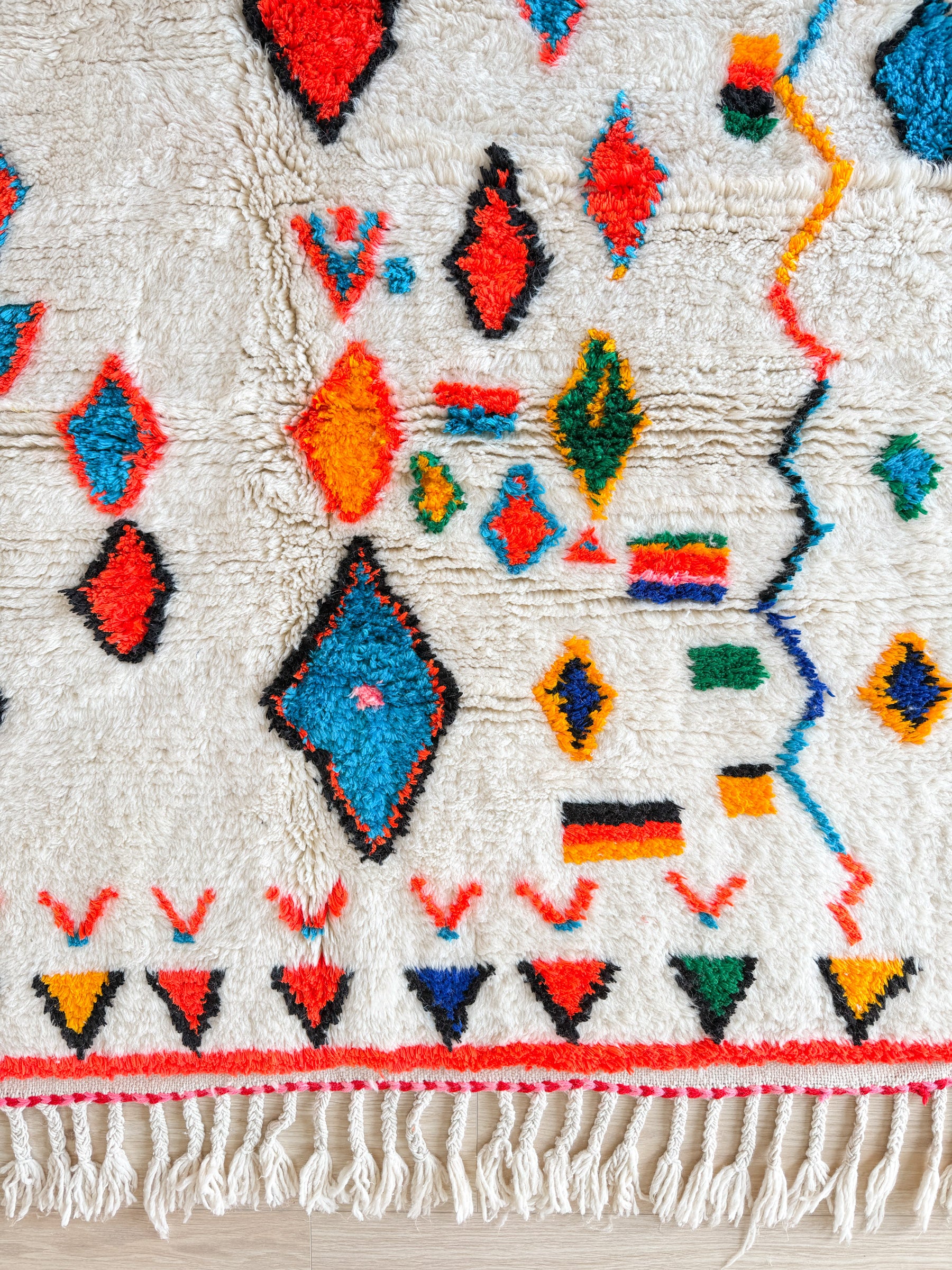 Tapis berbère coloré 147 x 218 cm - n°2428