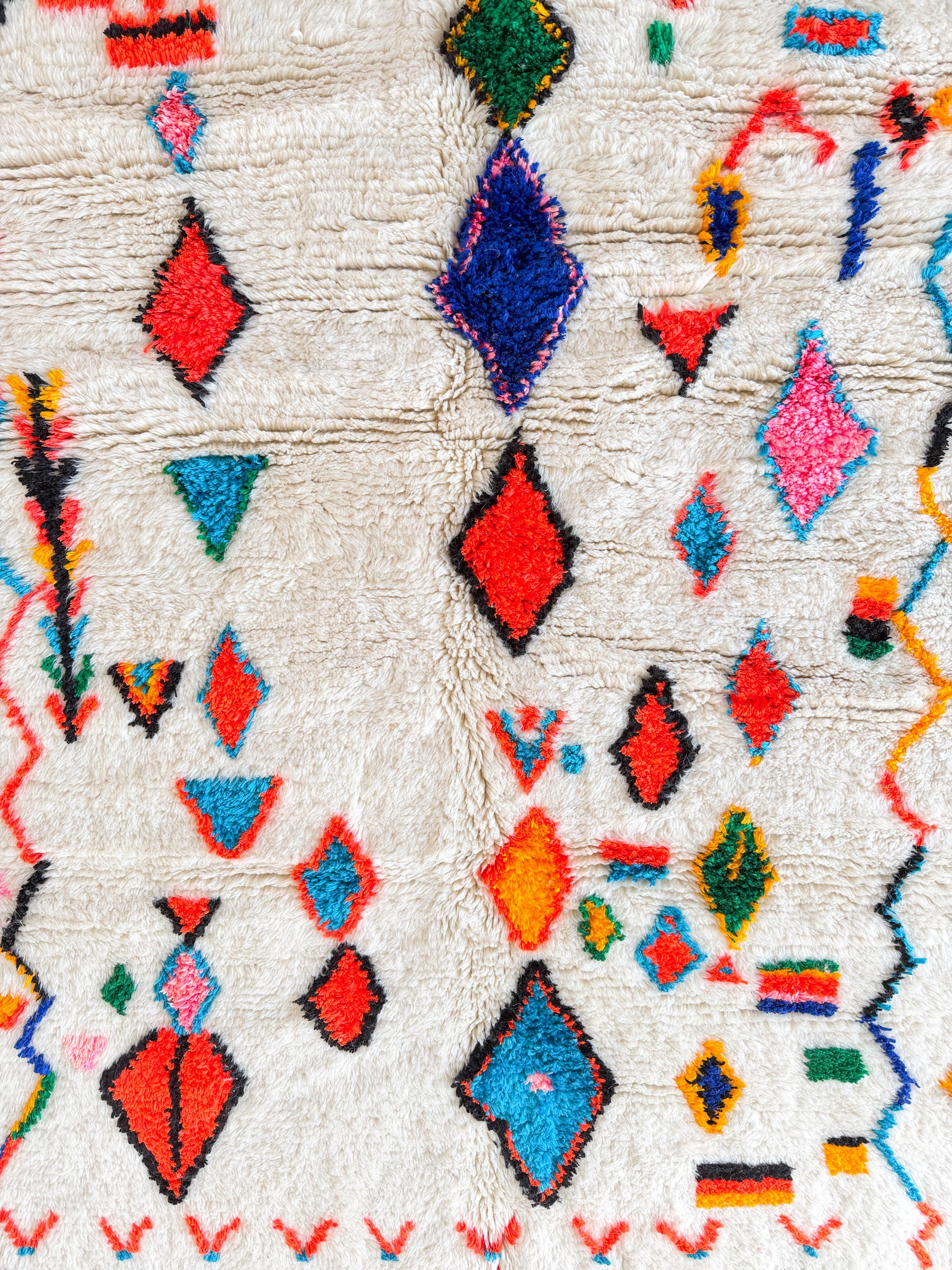 Tapis berbère coloré 147 x 218 cm - n°2428