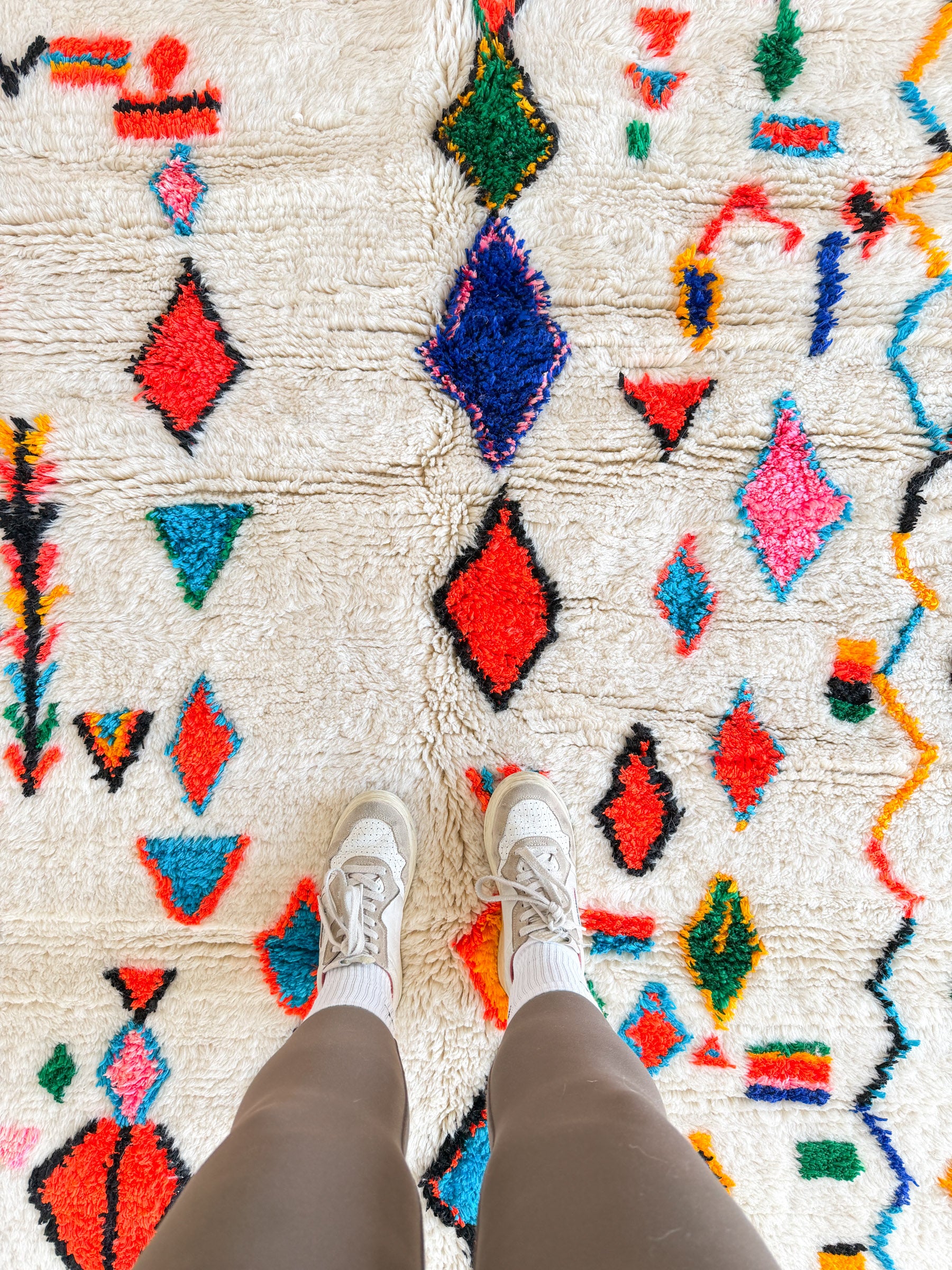 Tapis berbère coloré 147 x 218 cm - n°2428