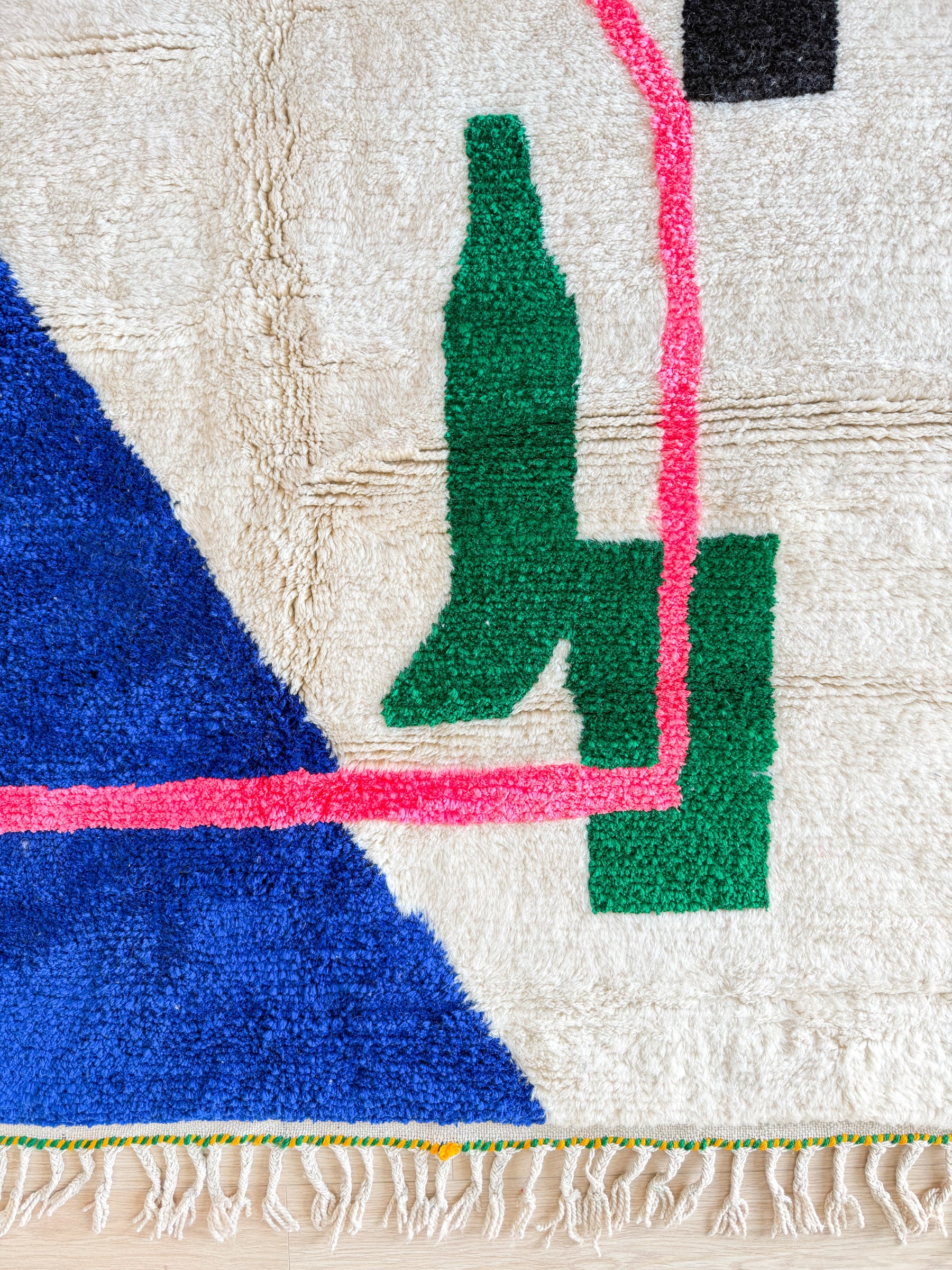 Tapis berbère coloré 157 x 221 cm - n°2426