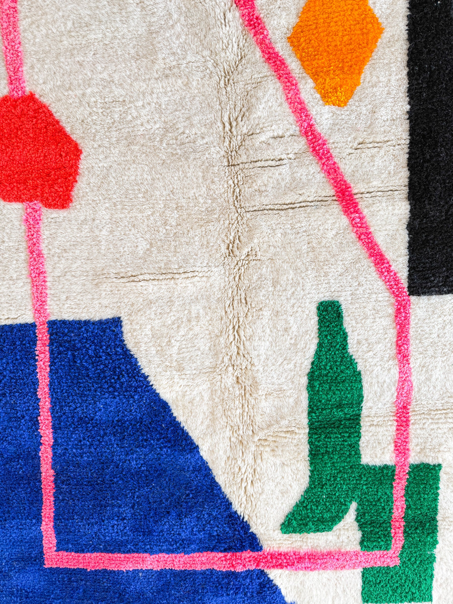 Tapis berbère coloré 157 x 221 cm - n°2426