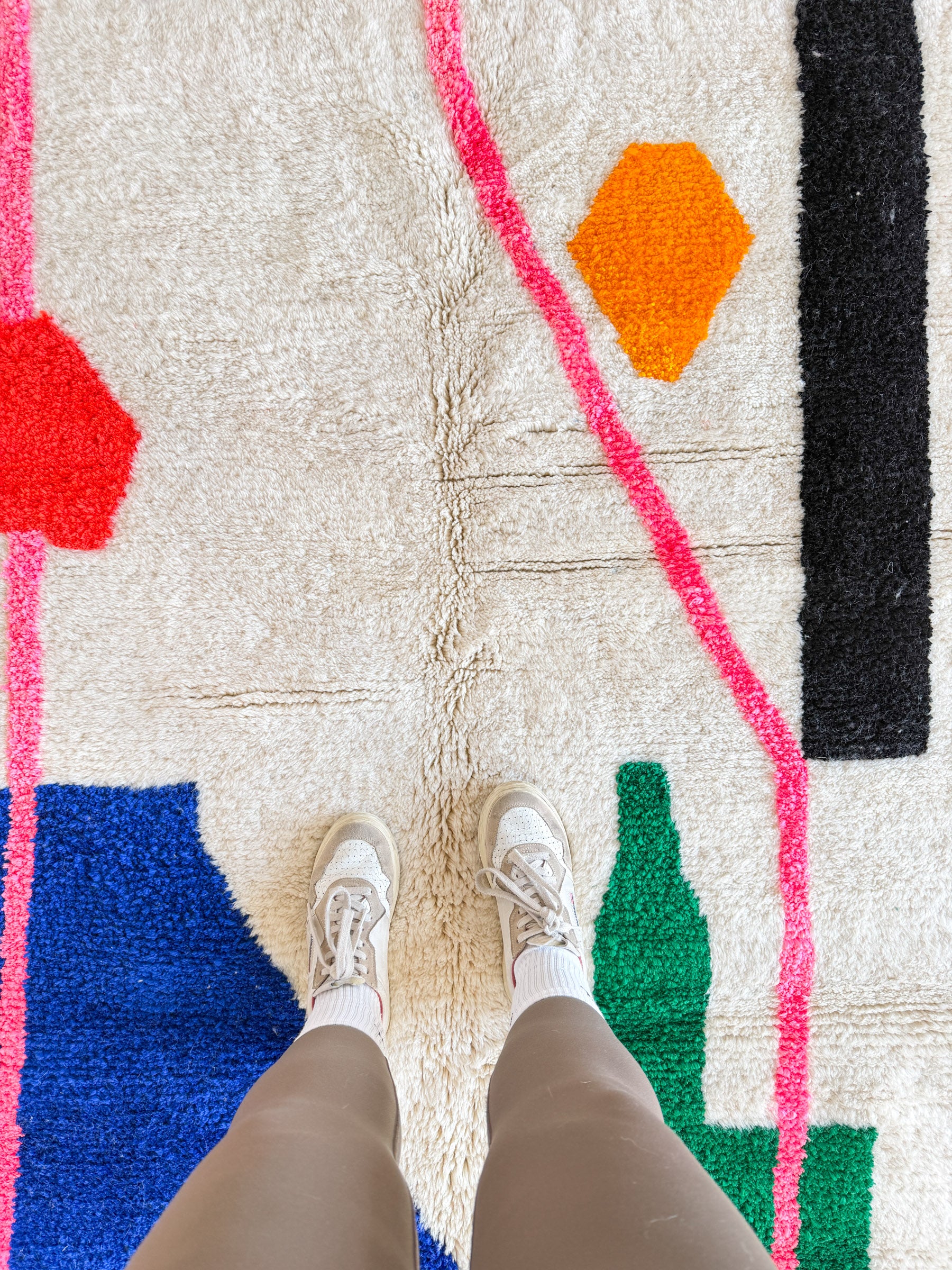 Tapis berbère coloré 157 x 221 cm - n°2426