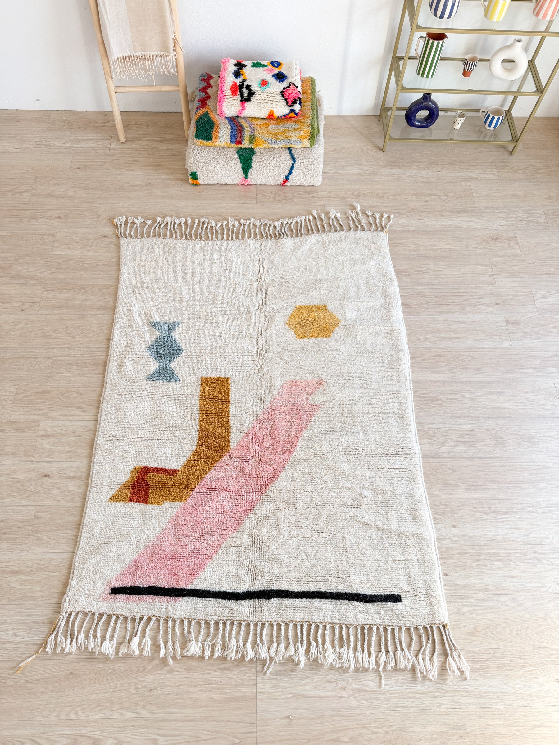 Tapis berbère coloré 147 x 217 cm - n°2407