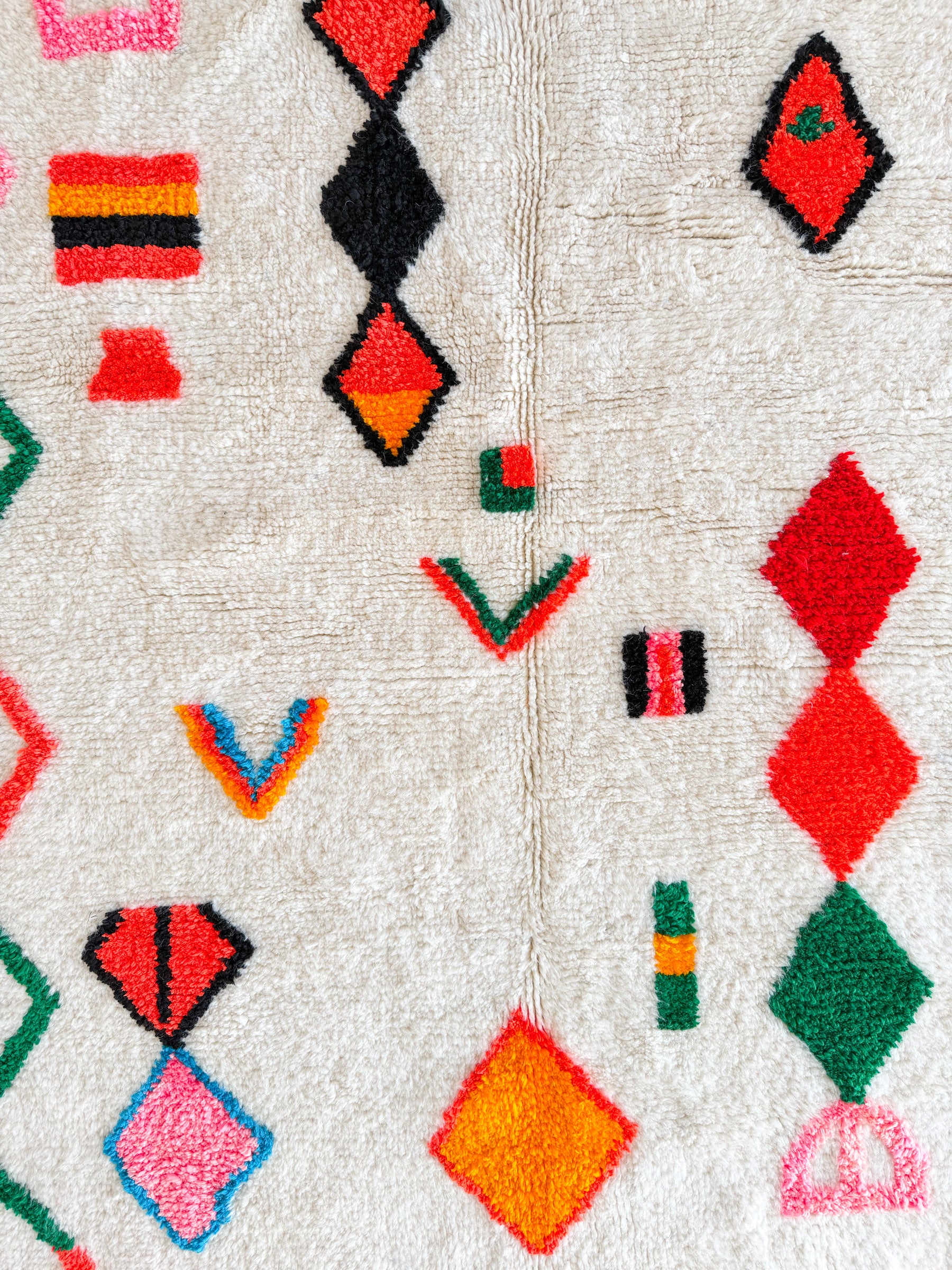 Tapis berbère coloré 150 x 216 cm - n°2381