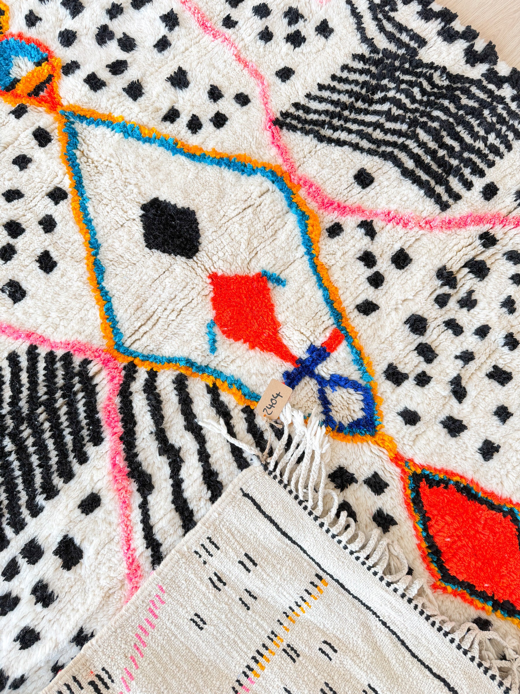 Tapis berbère coloré 142 x 207 cm - n°2404