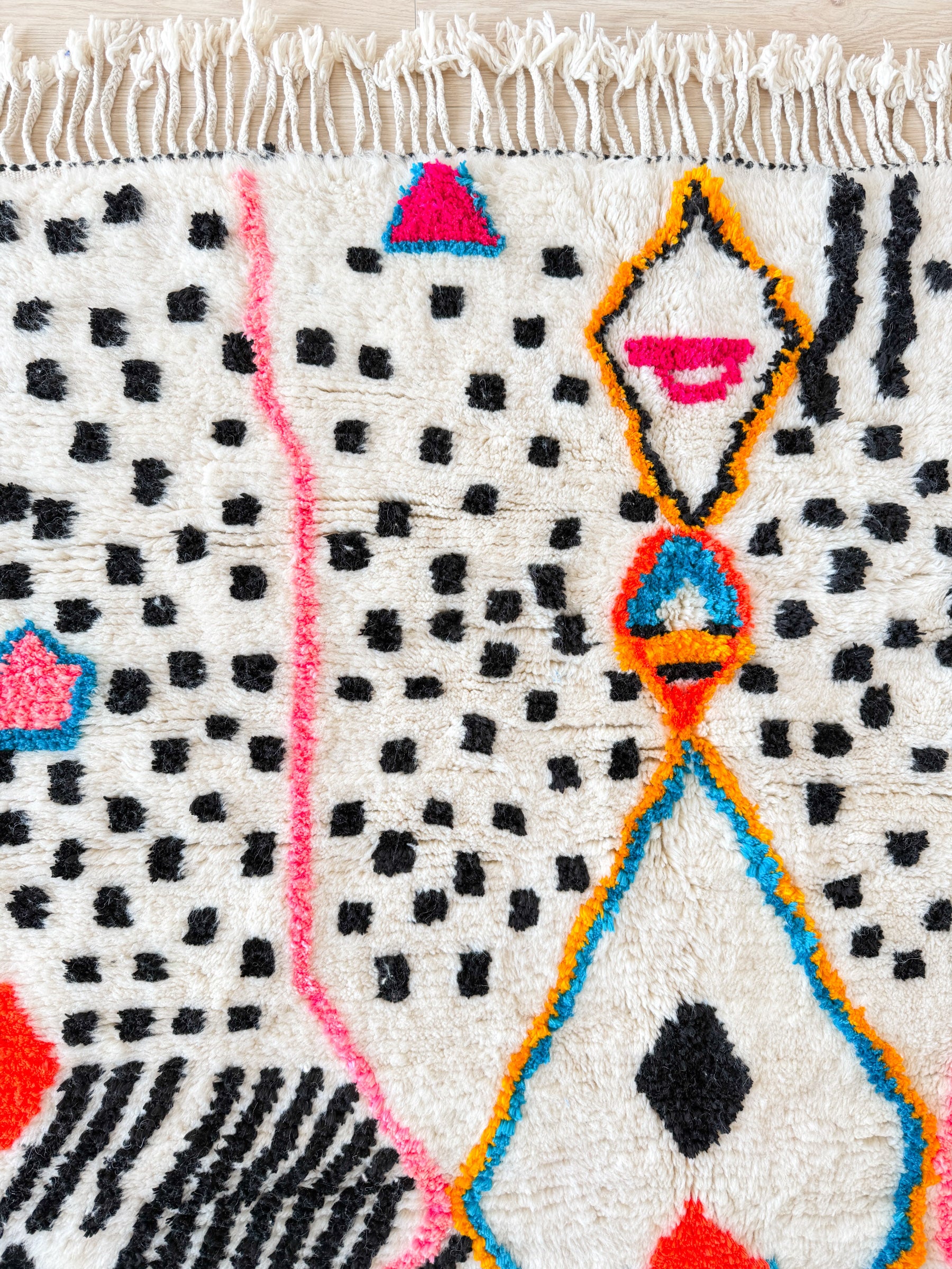 Tapis berbère coloré 142 x 207 cm - n°2404