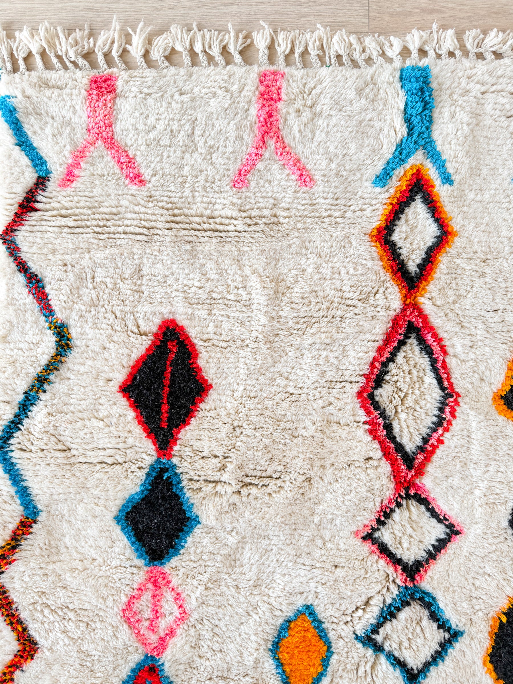 Tapis berbère coloré 146 x 207 cm - n°2377