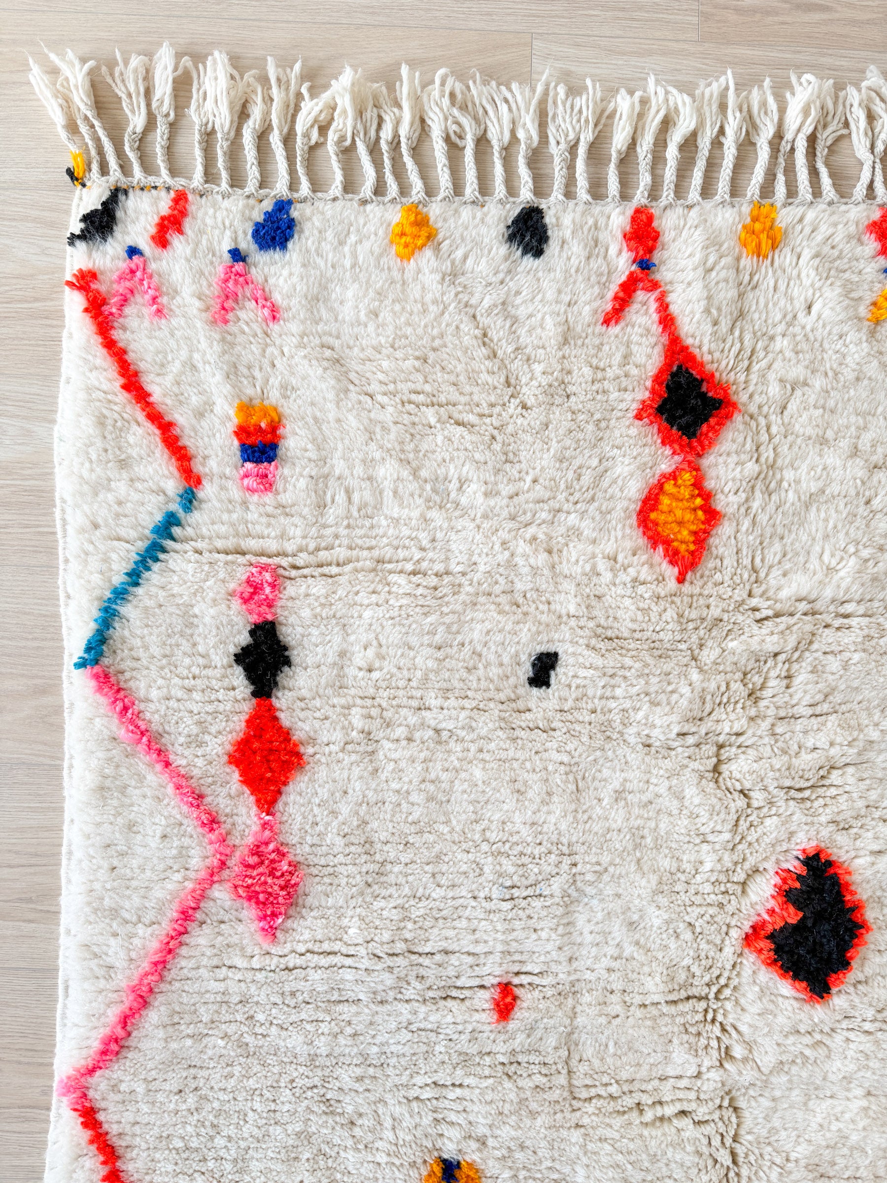 Tapis berbère coloré 126 x 208 cm - n°2469