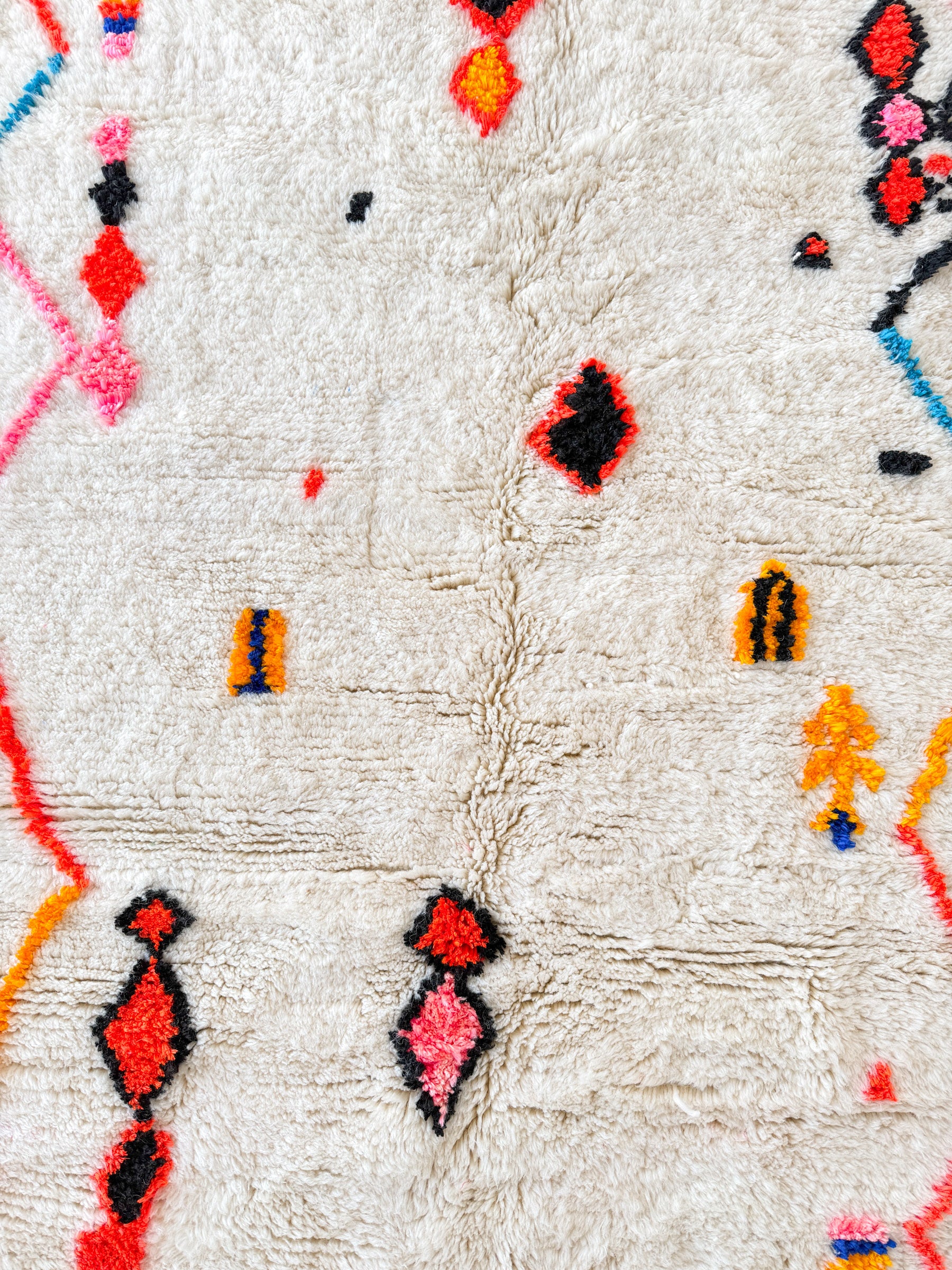 Tapis berbère coloré 126 x 208 cm - n°2469