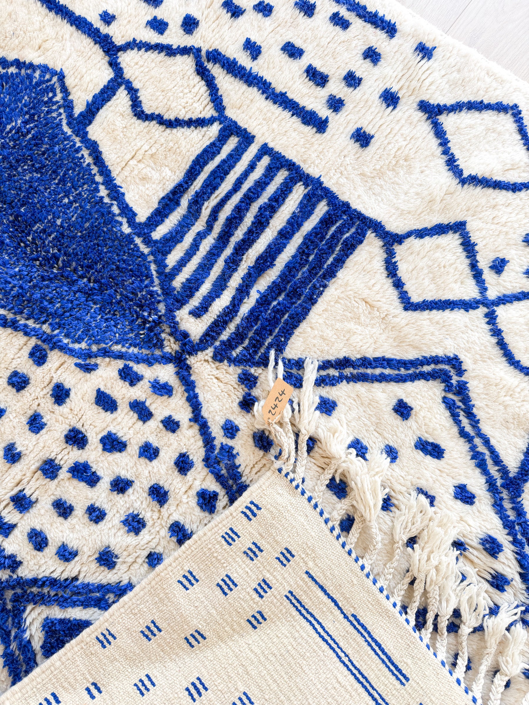 Tapis berbère coloré 147 x 224 cm - n°2424