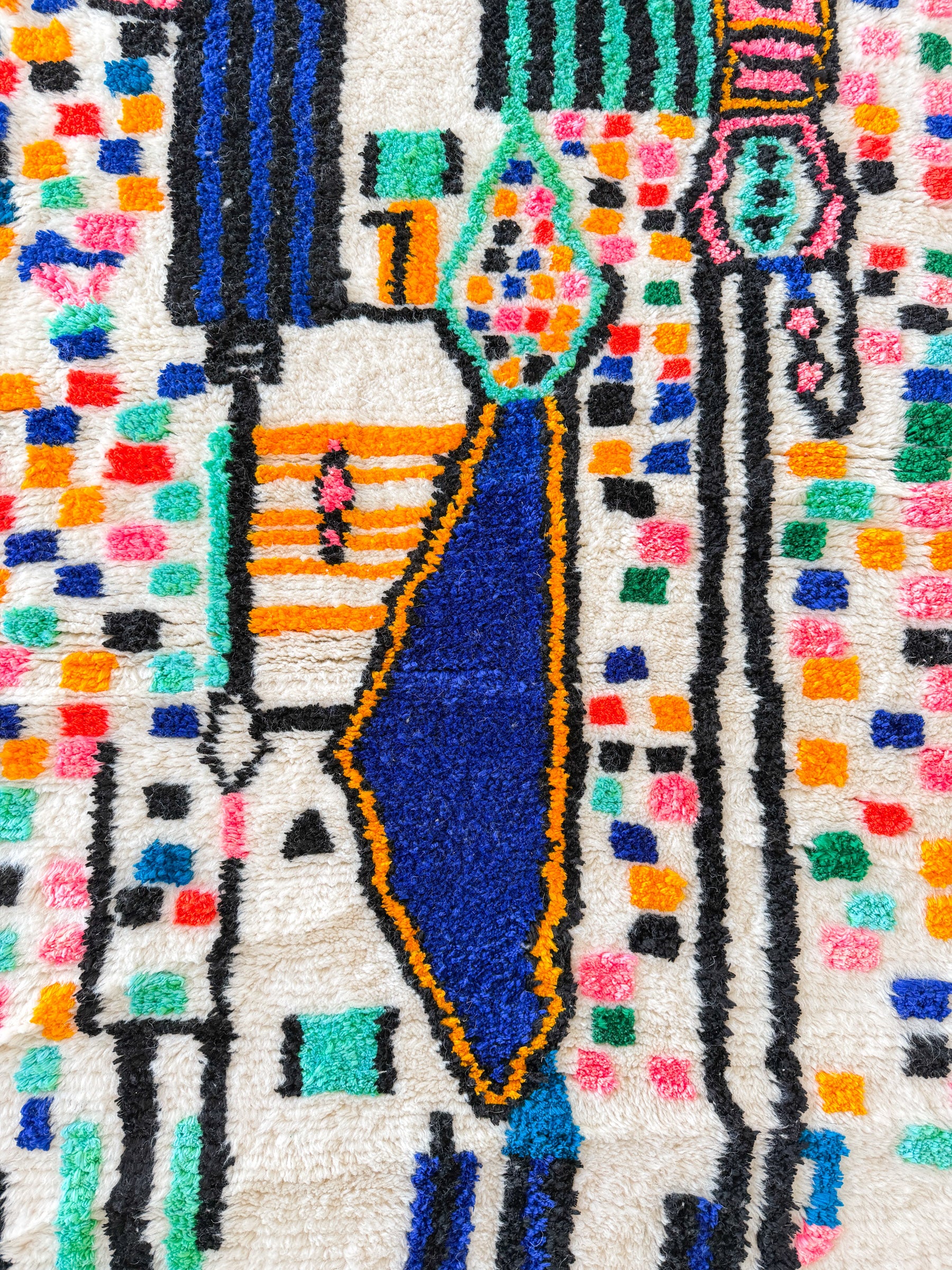 Tapis berbère coloré 102 x 171 cm - n°2467