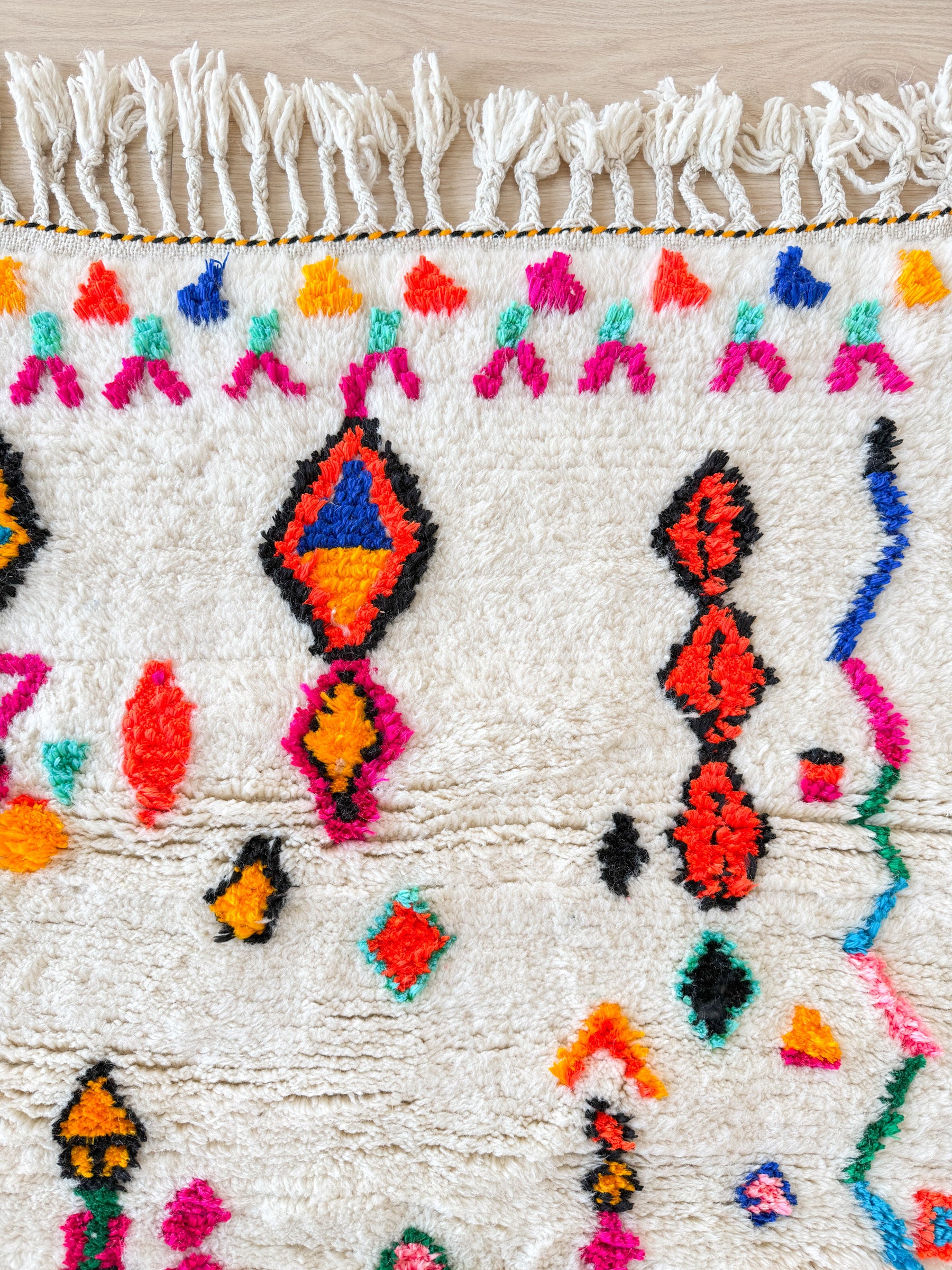 Tapis berbère coloré 109 x 169 cm - n°2408