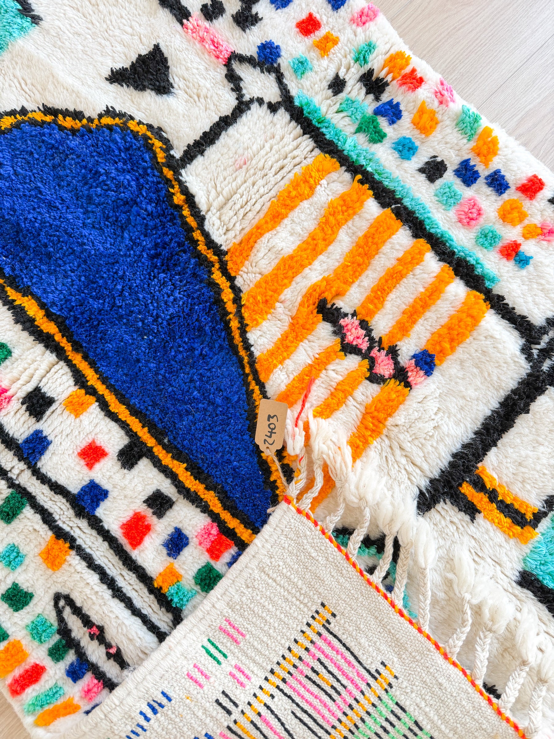 Tapis berbère coloré 99 x 171 cm - n°2403