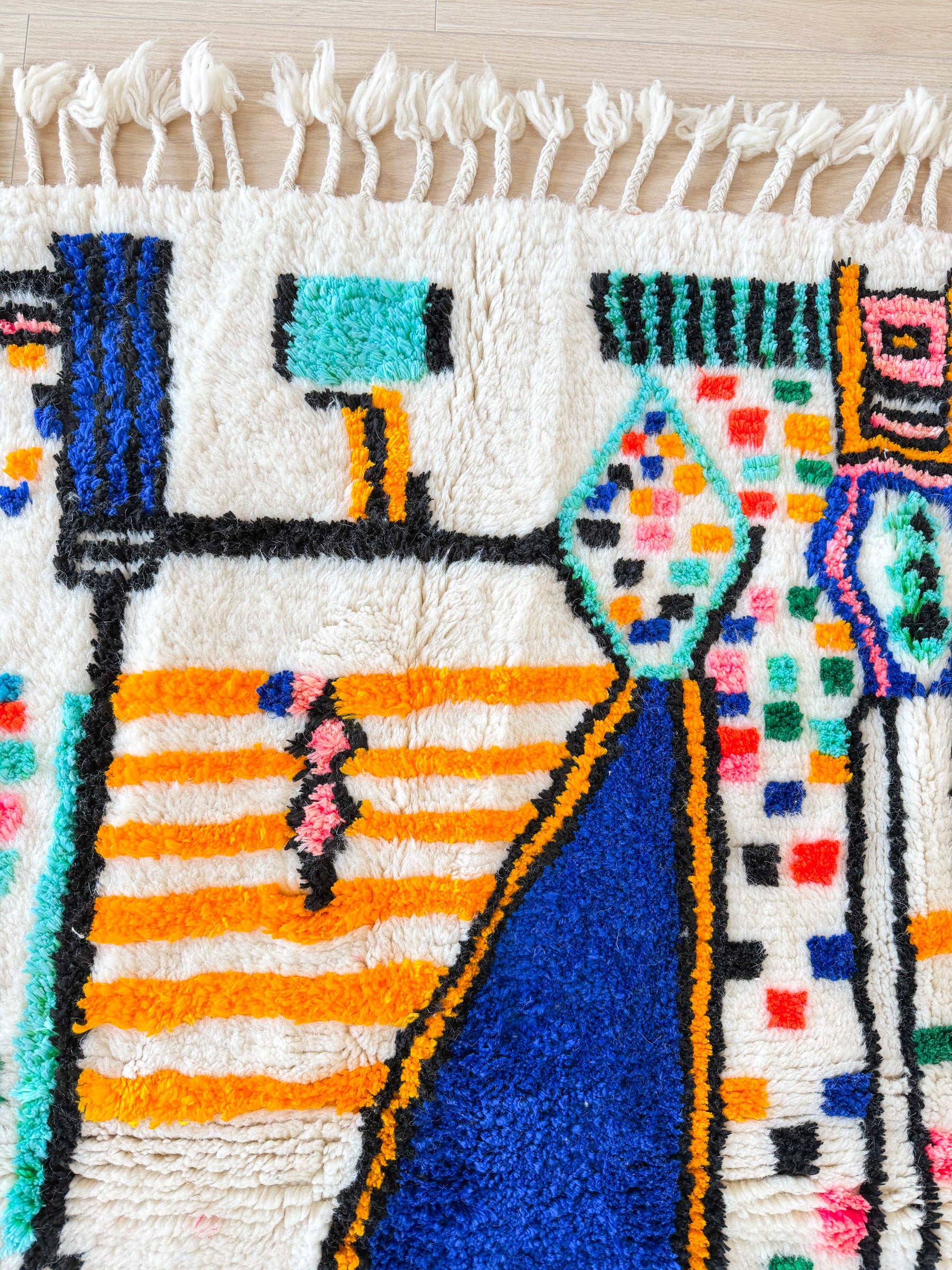 Tapis berbère coloré 99 x 171 cm - n°2403