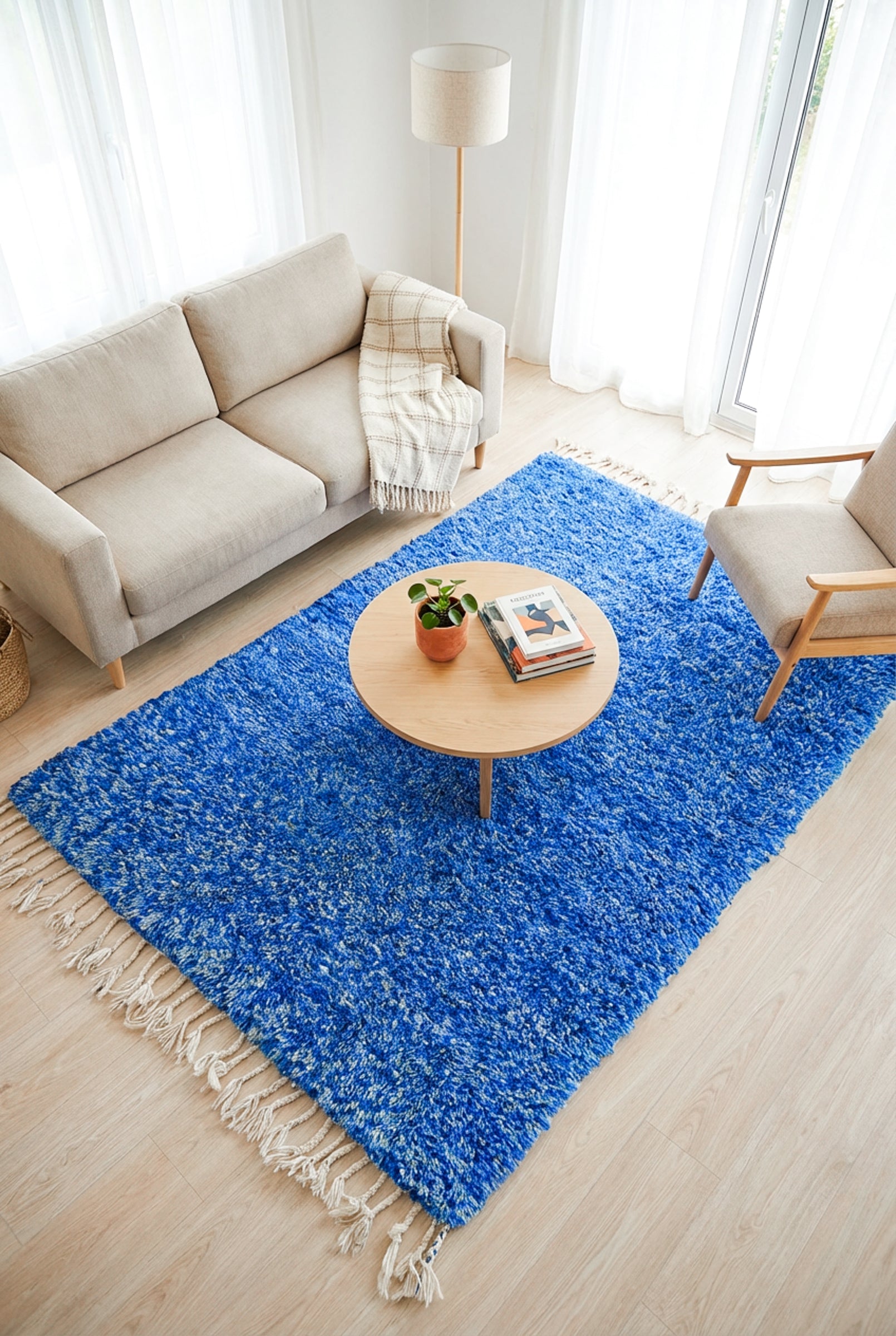 Colorful Berber rug 144 x 272 cm - n°2220