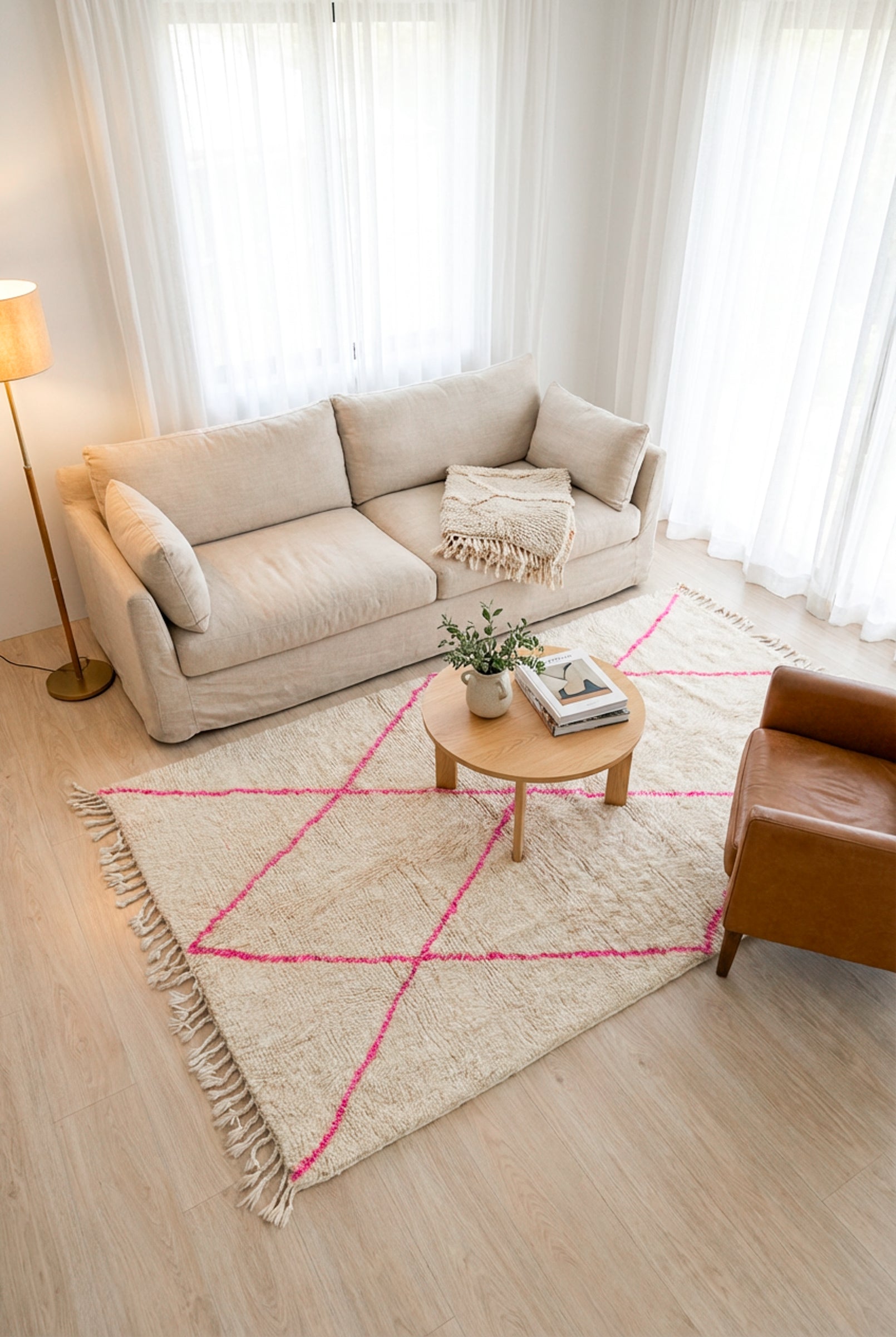 Colorful Berber rug 150 x 251 cm - n°2312