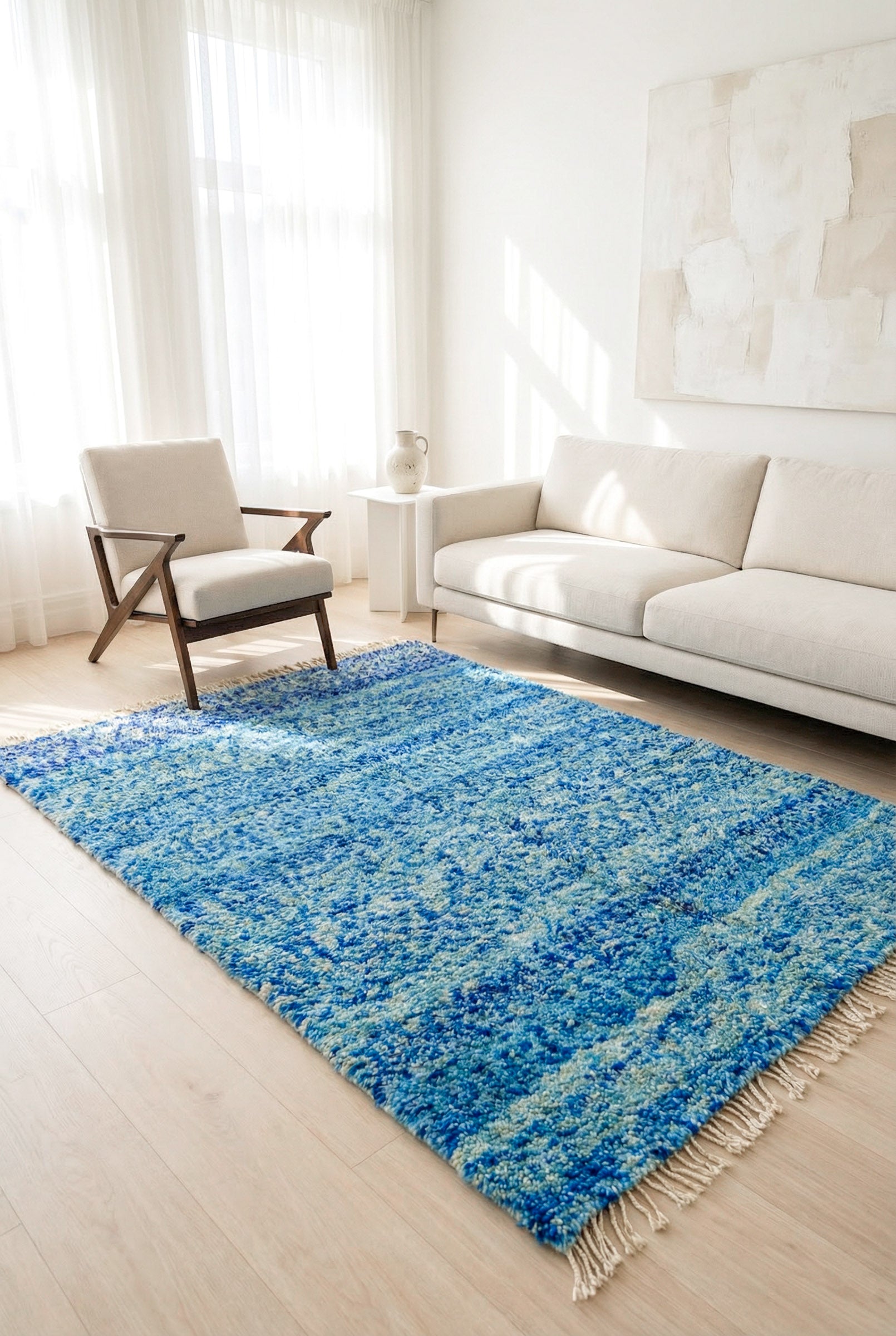 Colorful Berber rug 153 x 211 cm - no. 2170
