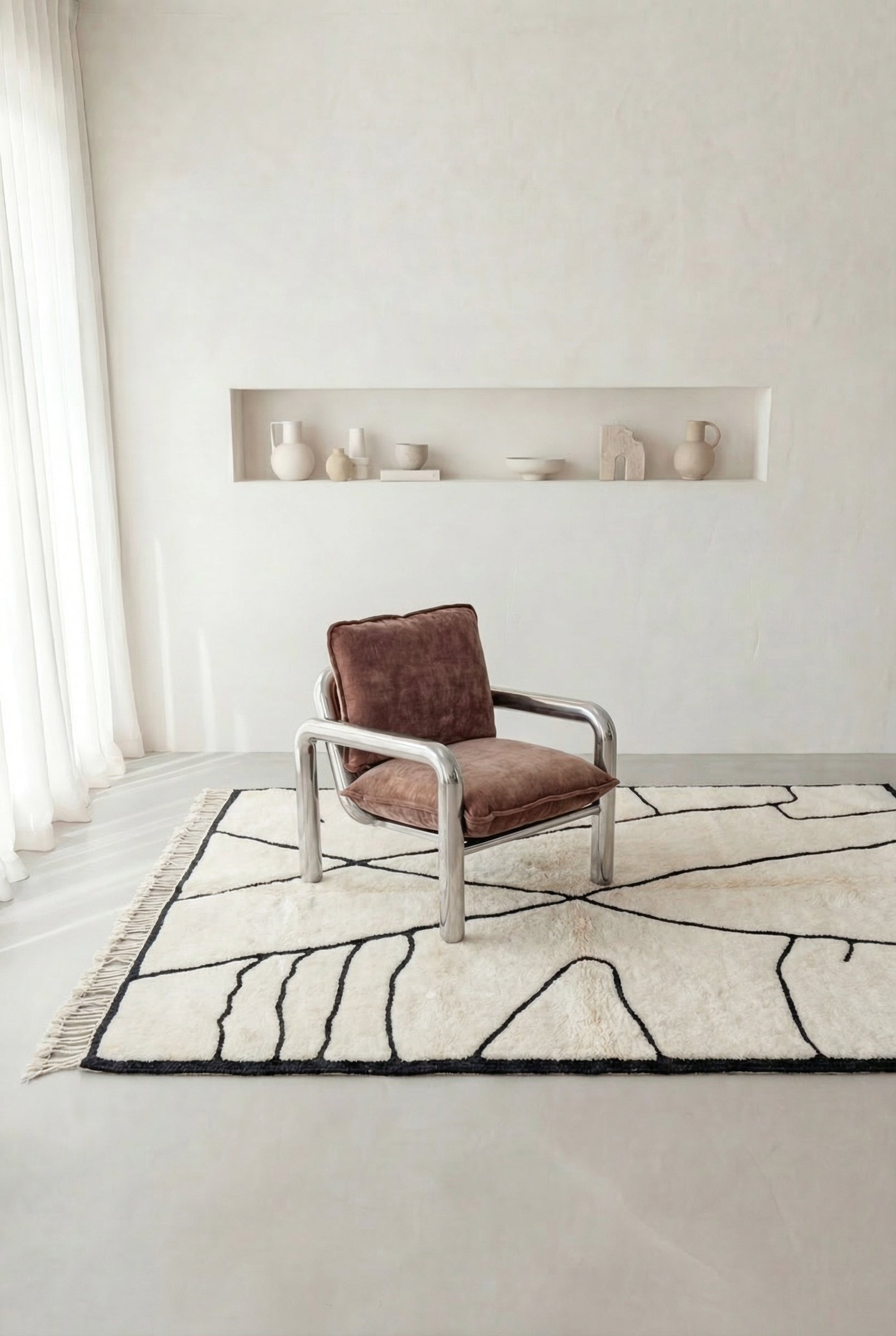 Tapis berbère M'rirt - n°1381