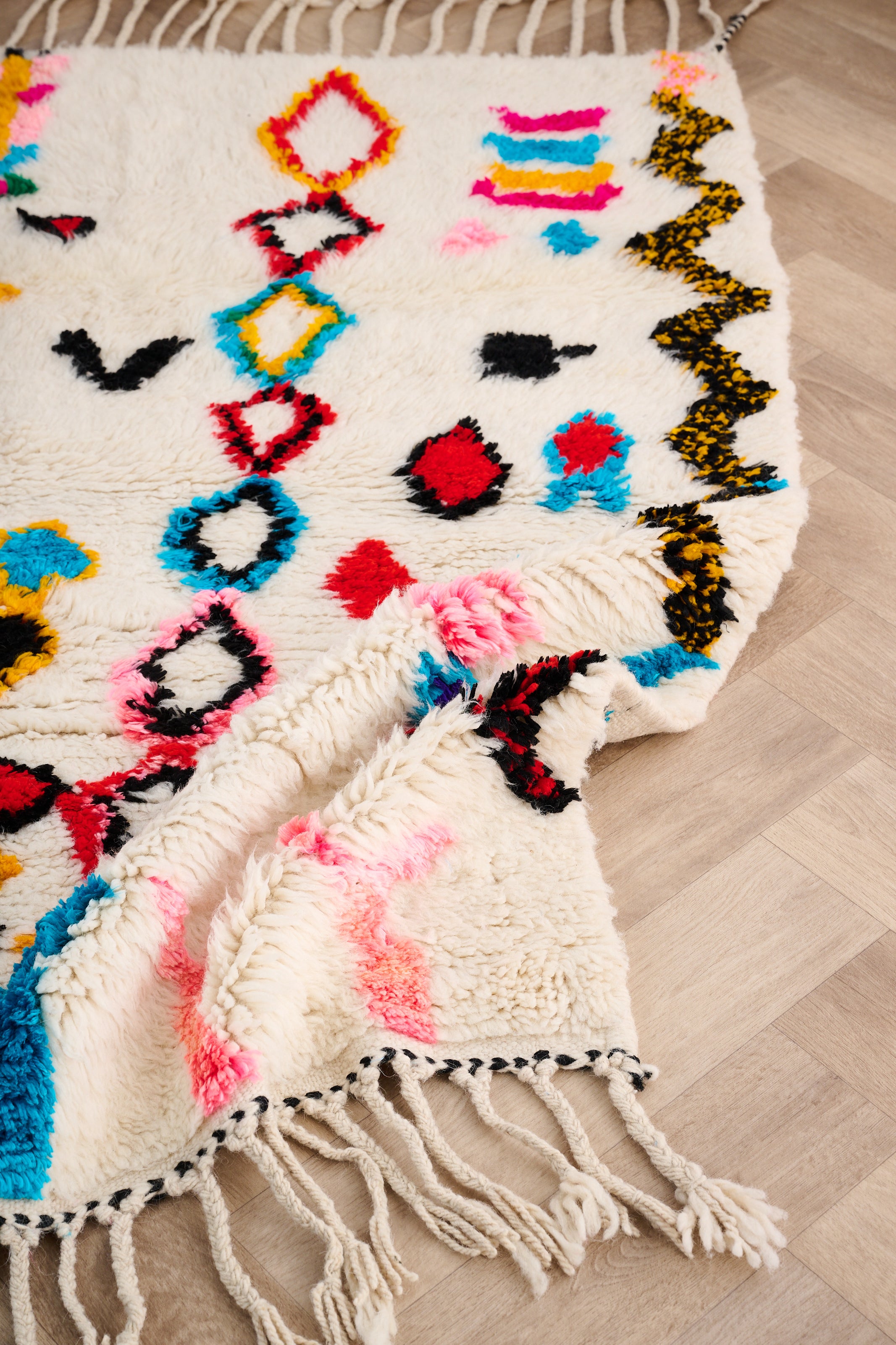 Colorful Berber rug 98 x 150 cm - n°1073